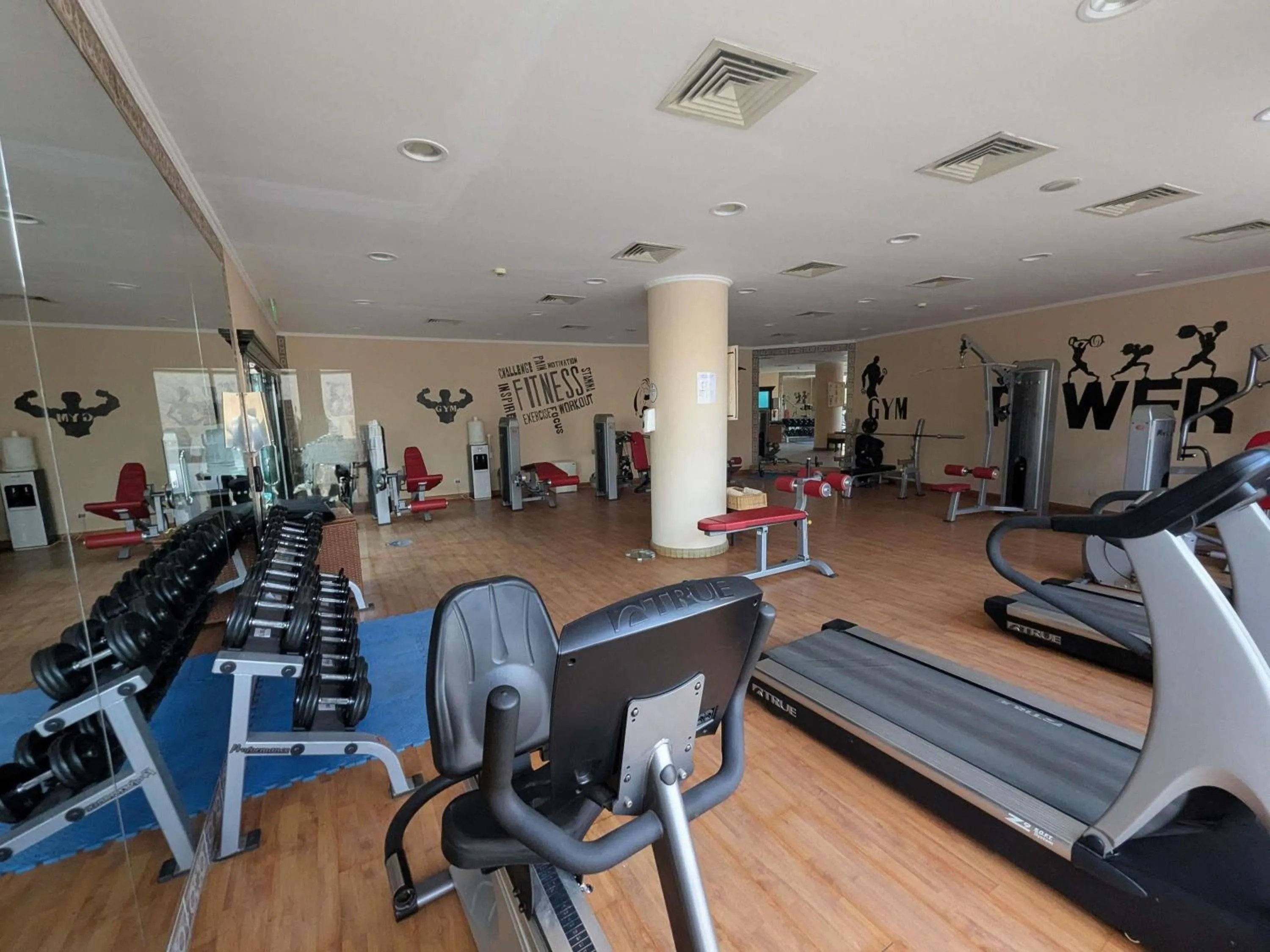 Fitness centre/facilities in Mövenpick Resort El Sokhna