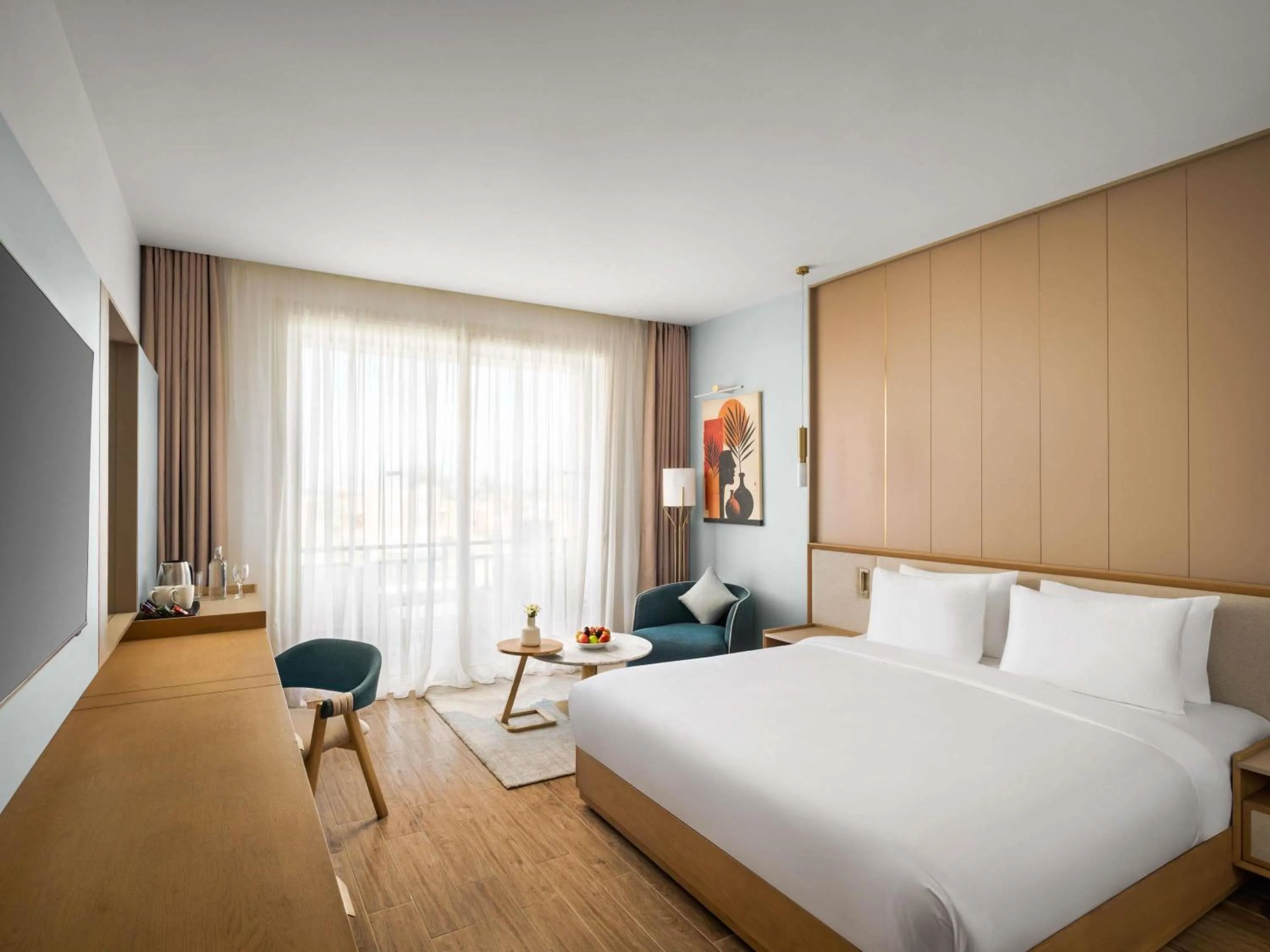 Bedroom, Bed in Mövenpick Resort El Sokhna