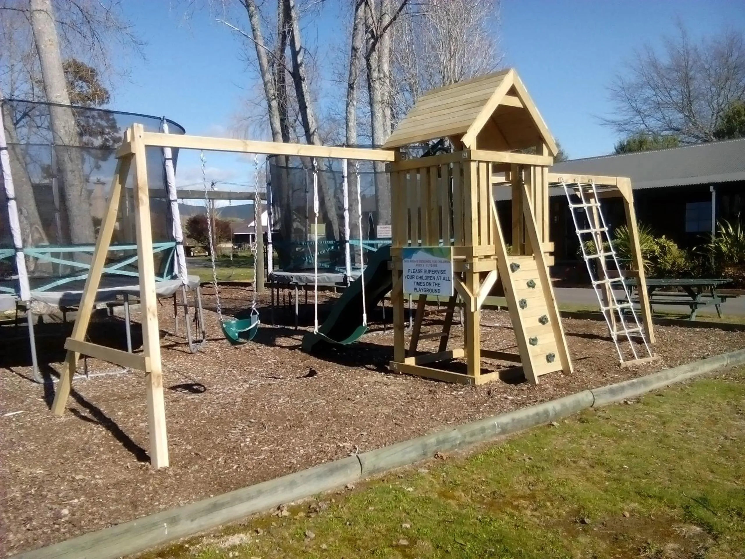 Children play ground in Cedarwood Lakeside Motel & Conference Venue