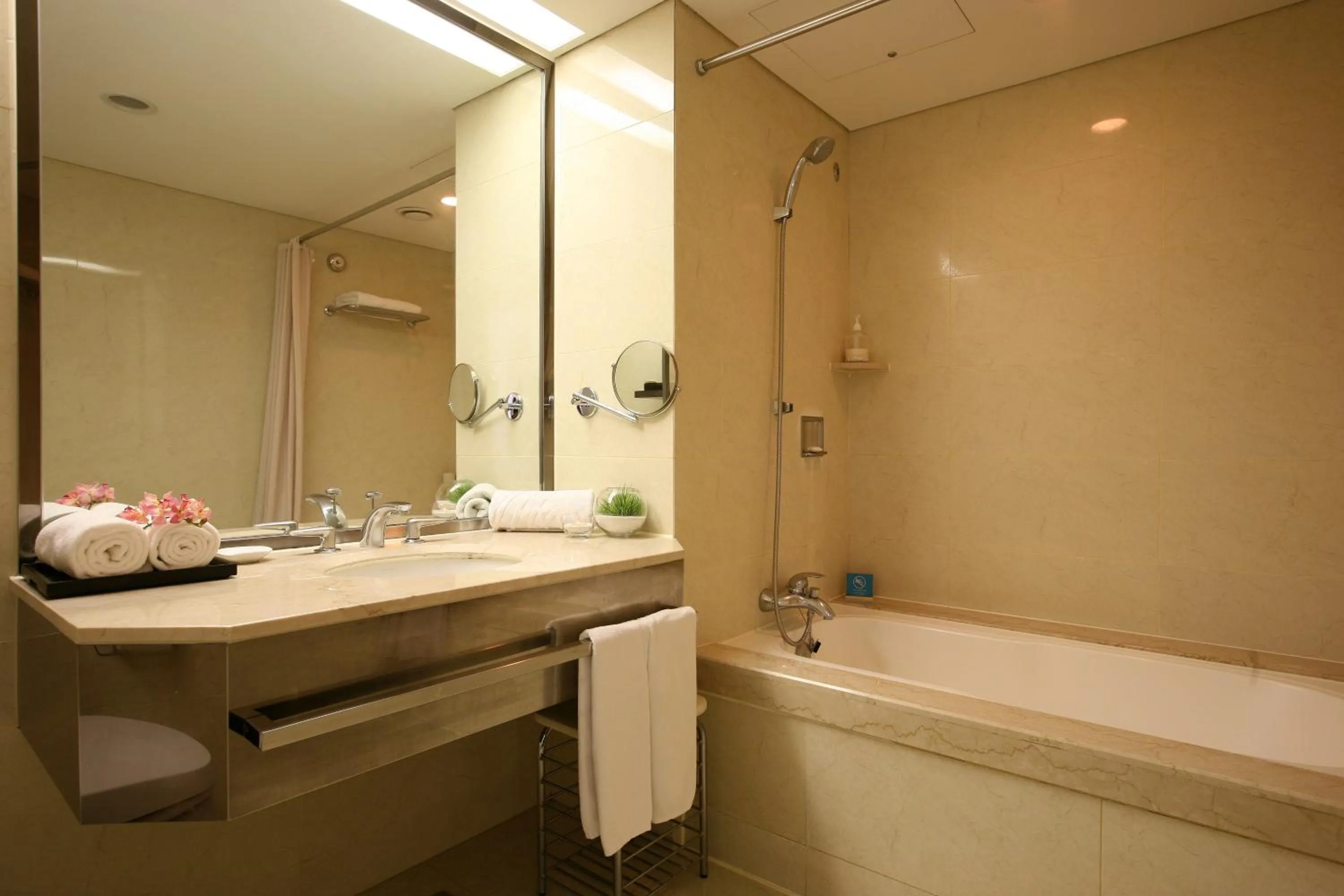 Shower in The Suites Hotel Jeju