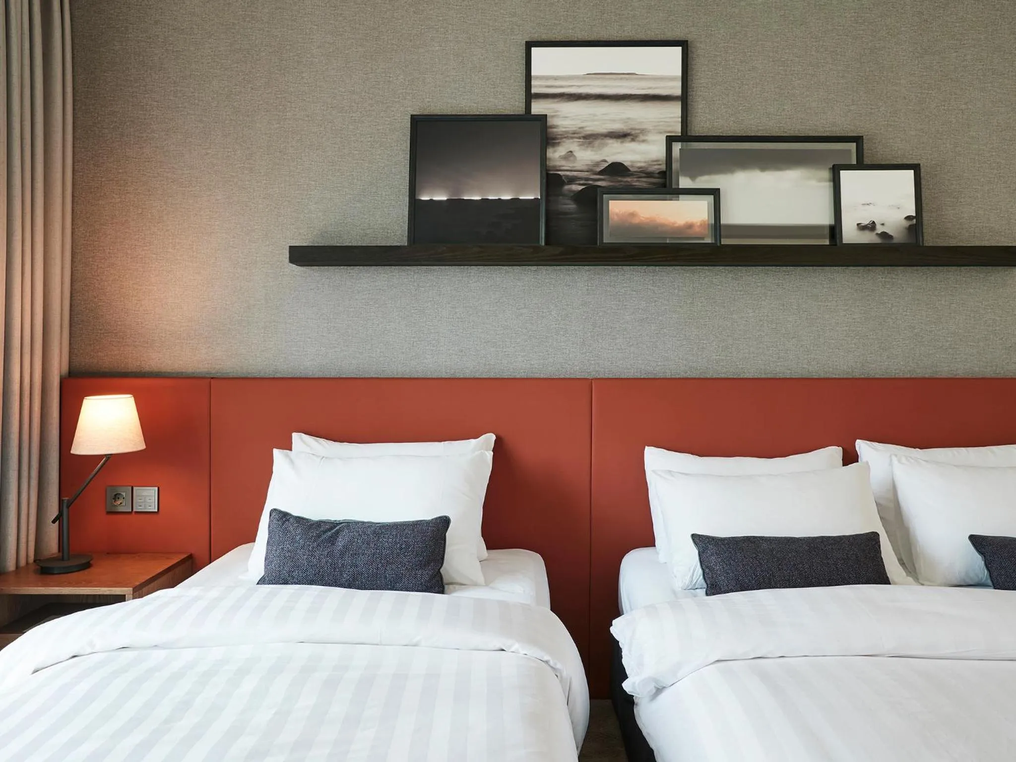 Bed in The Suites Hotel Jeju