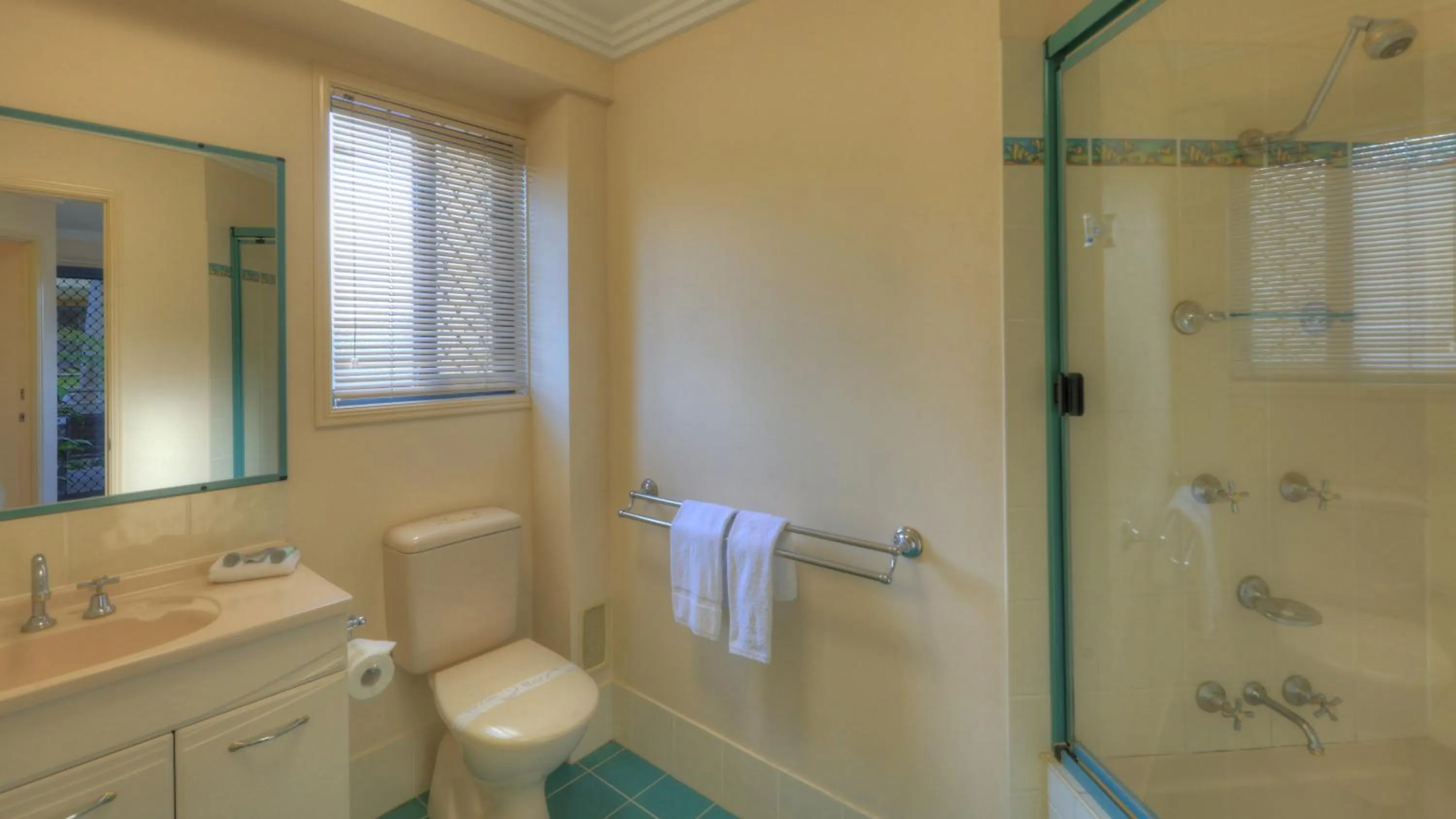 Bathroom in Grange Resort Hervey Bay