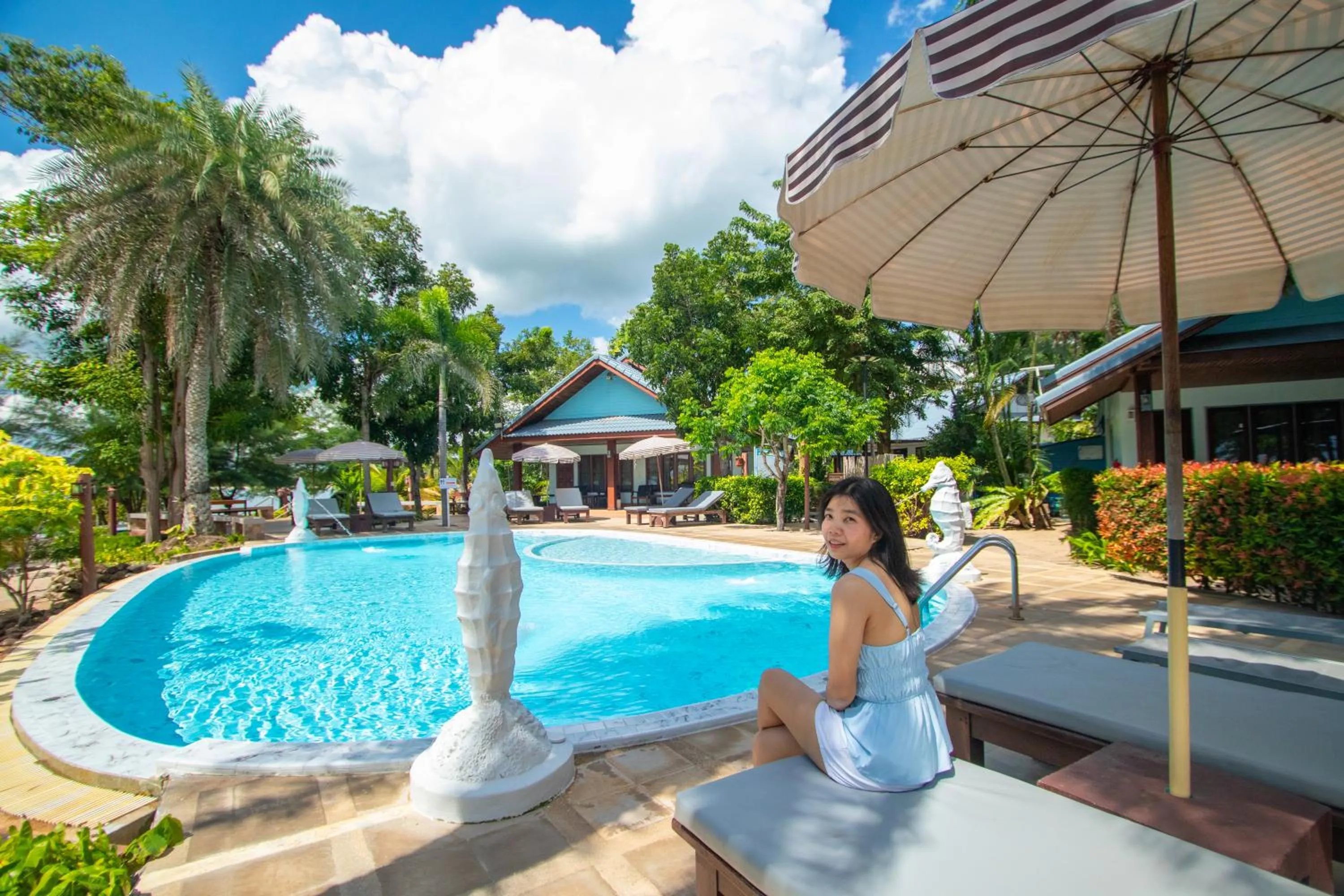 Pool view in Rocky Point Resort