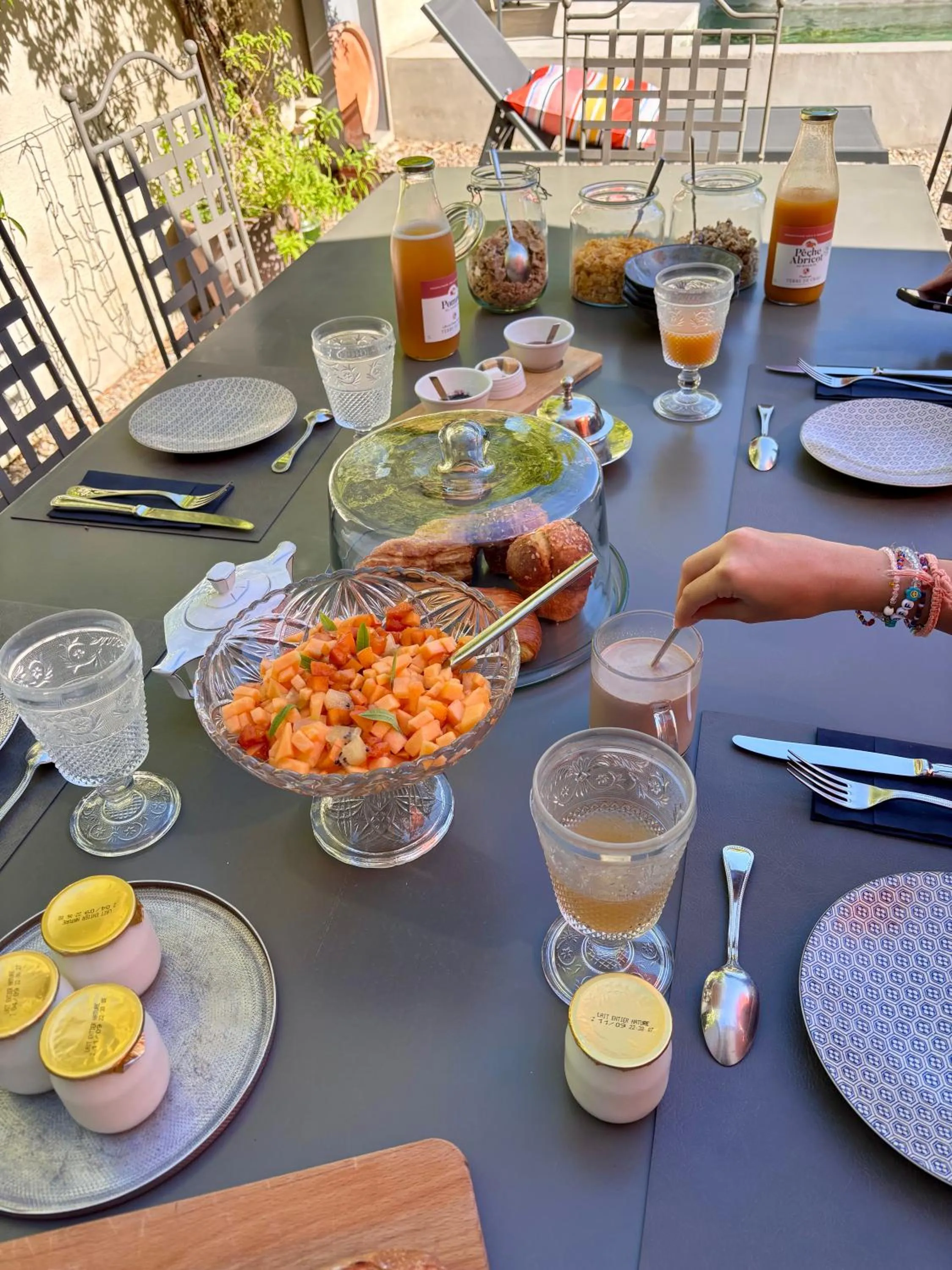 Breakfast in Merci Papa Merci Maman