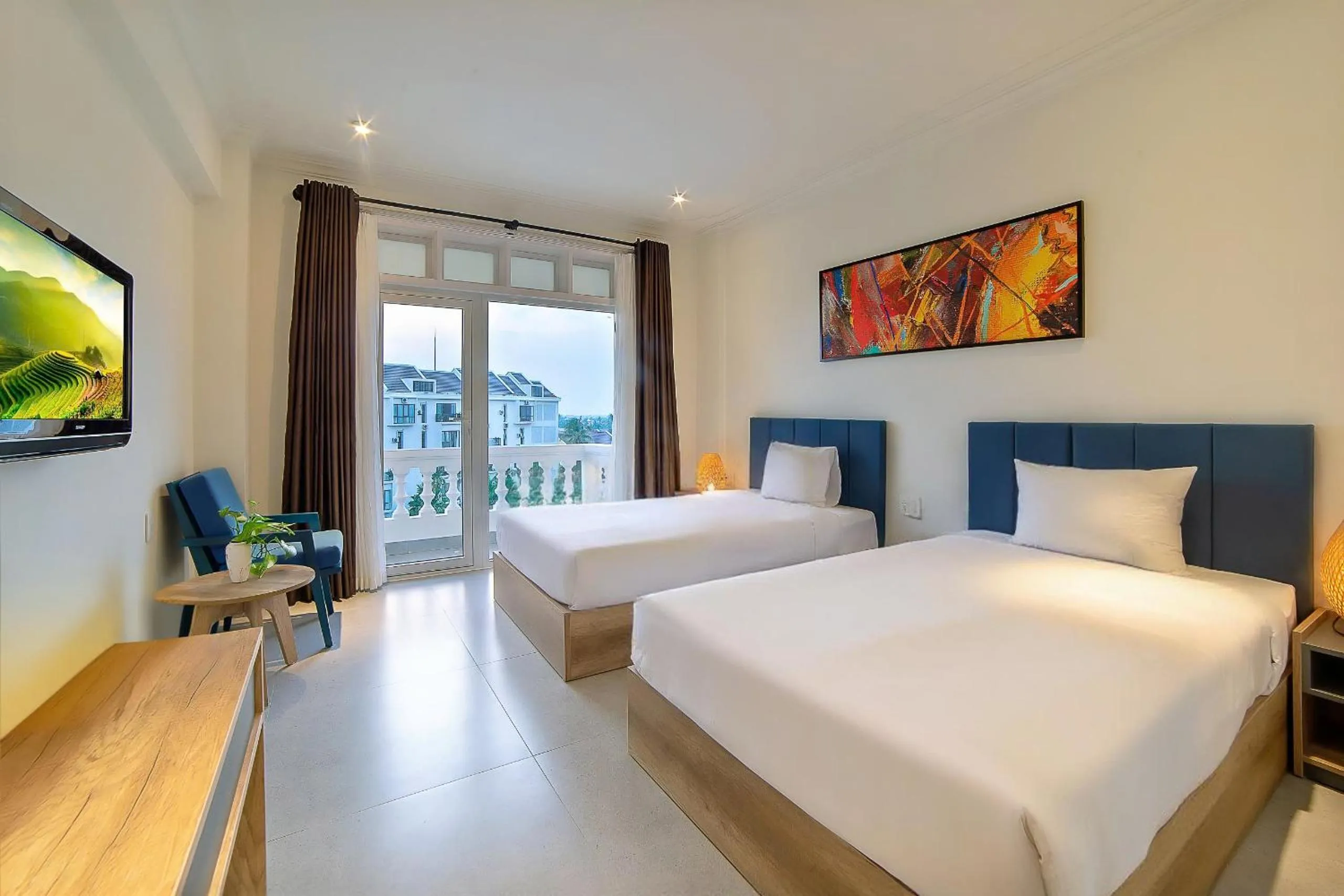Photo of the whole room, Bed in Hoi An Aurora Riverside Hotel and Spa