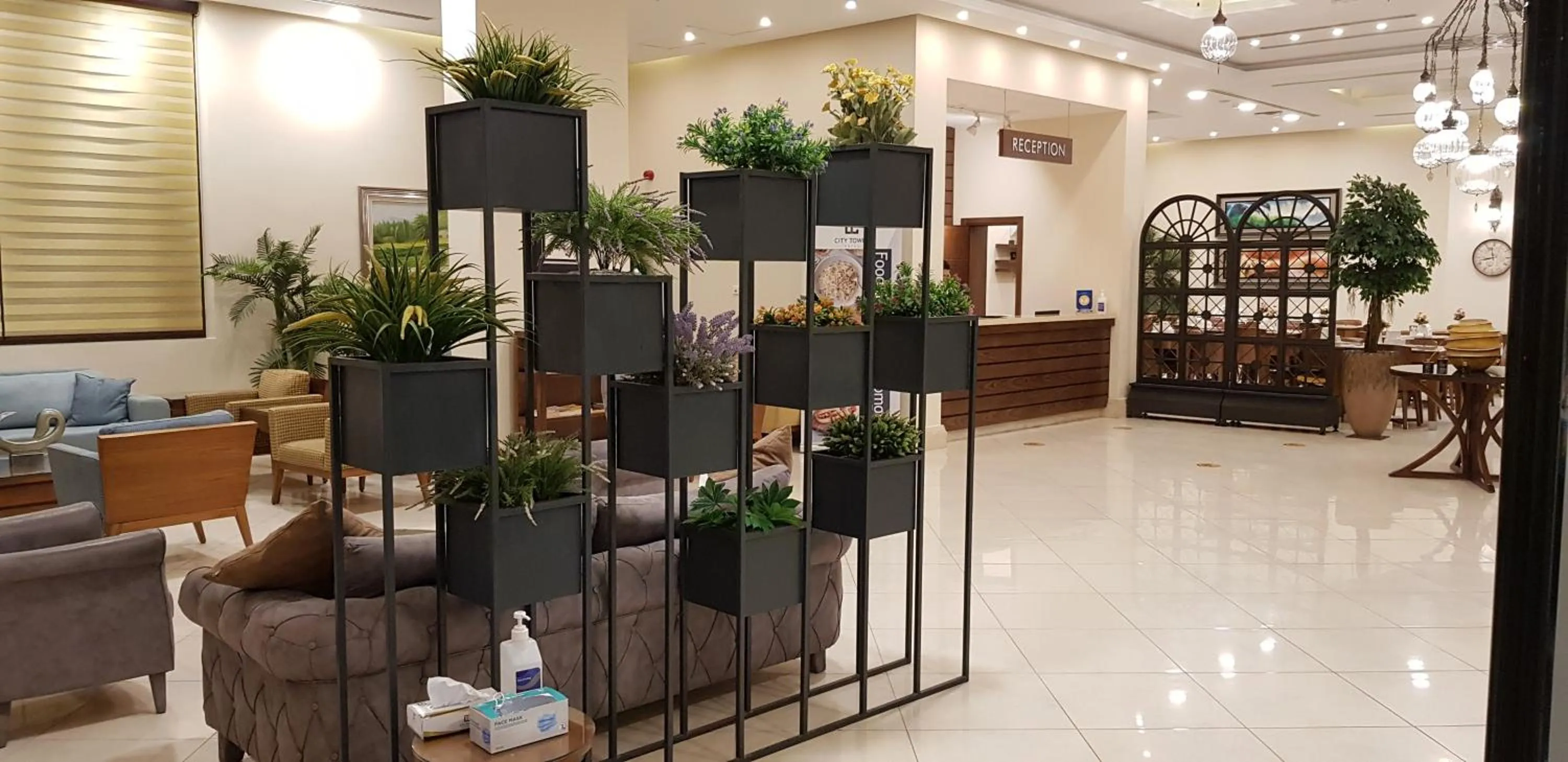 Lobby or reception in City Tower Hotel