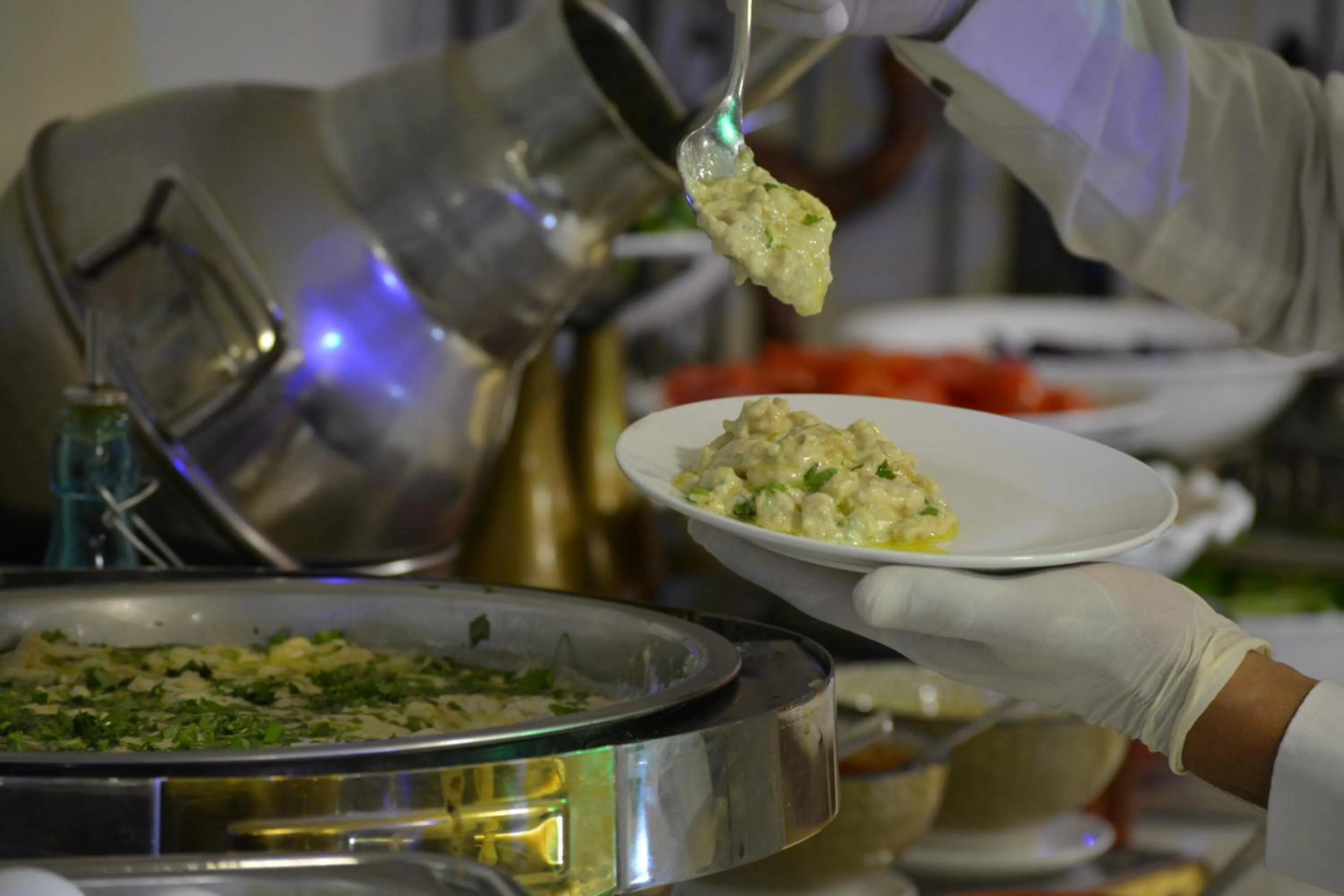 Buffet breakfast in City Tower Hotel