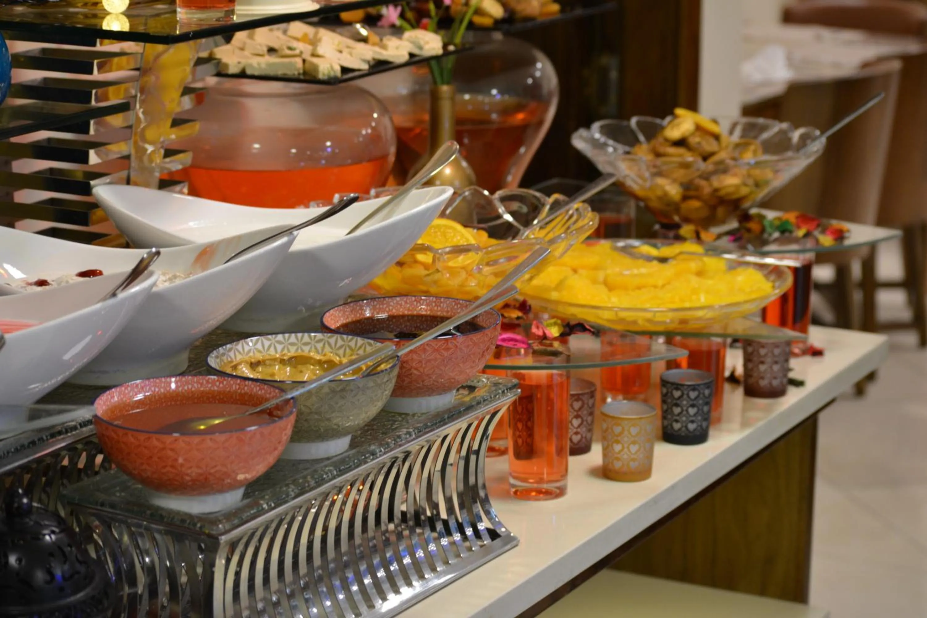 Buffet breakfast in City Tower Hotel