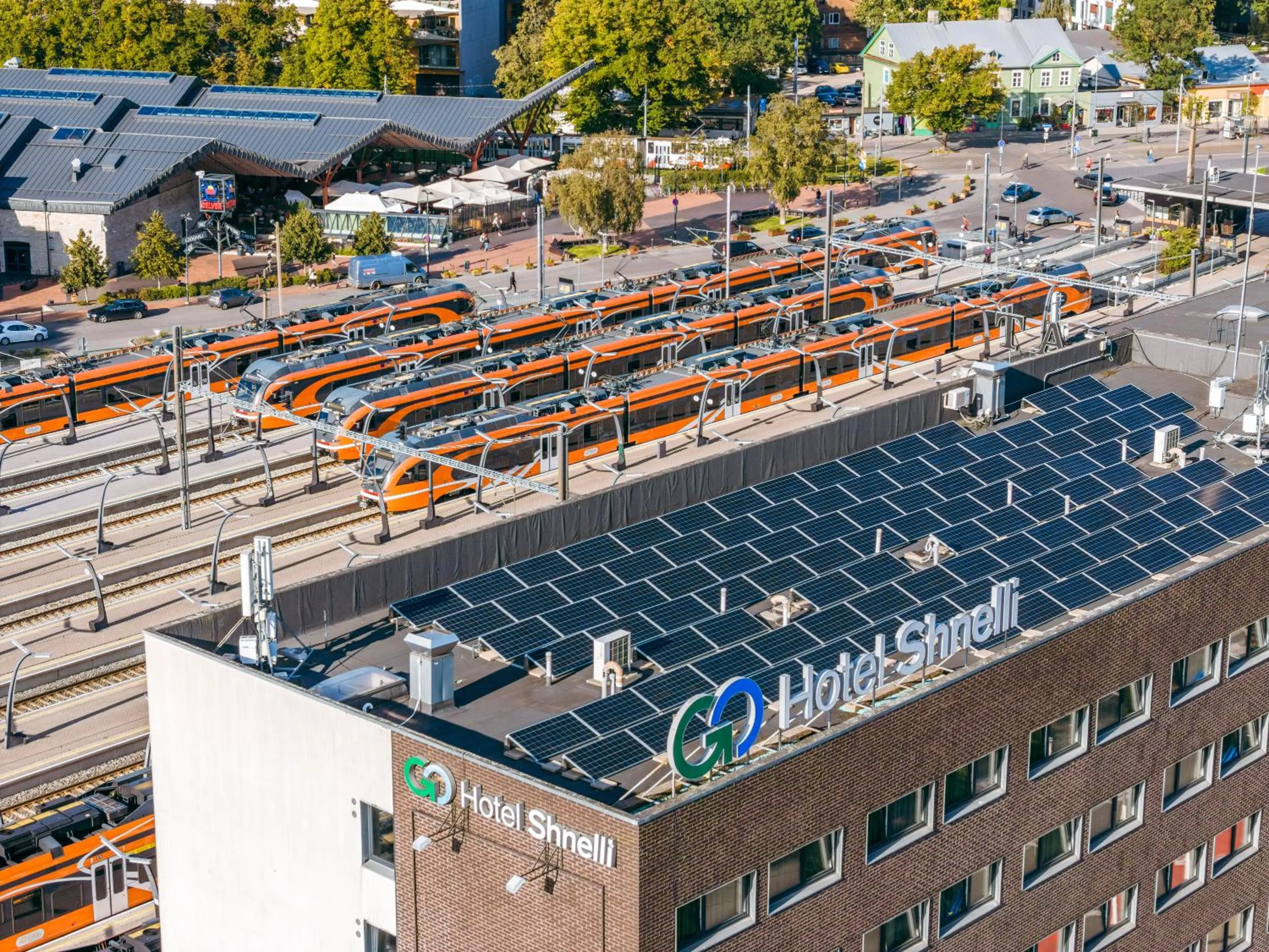 Property building in Go Hotel Shnelli