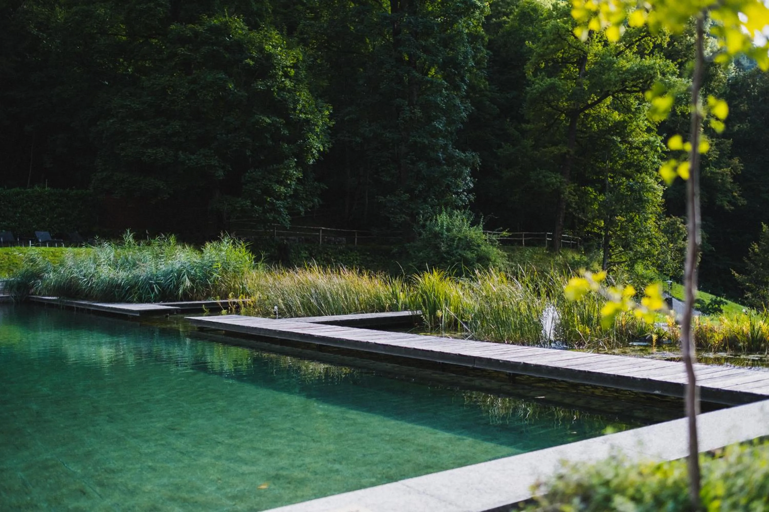 Swimming pool in Grandhotel Giessbach