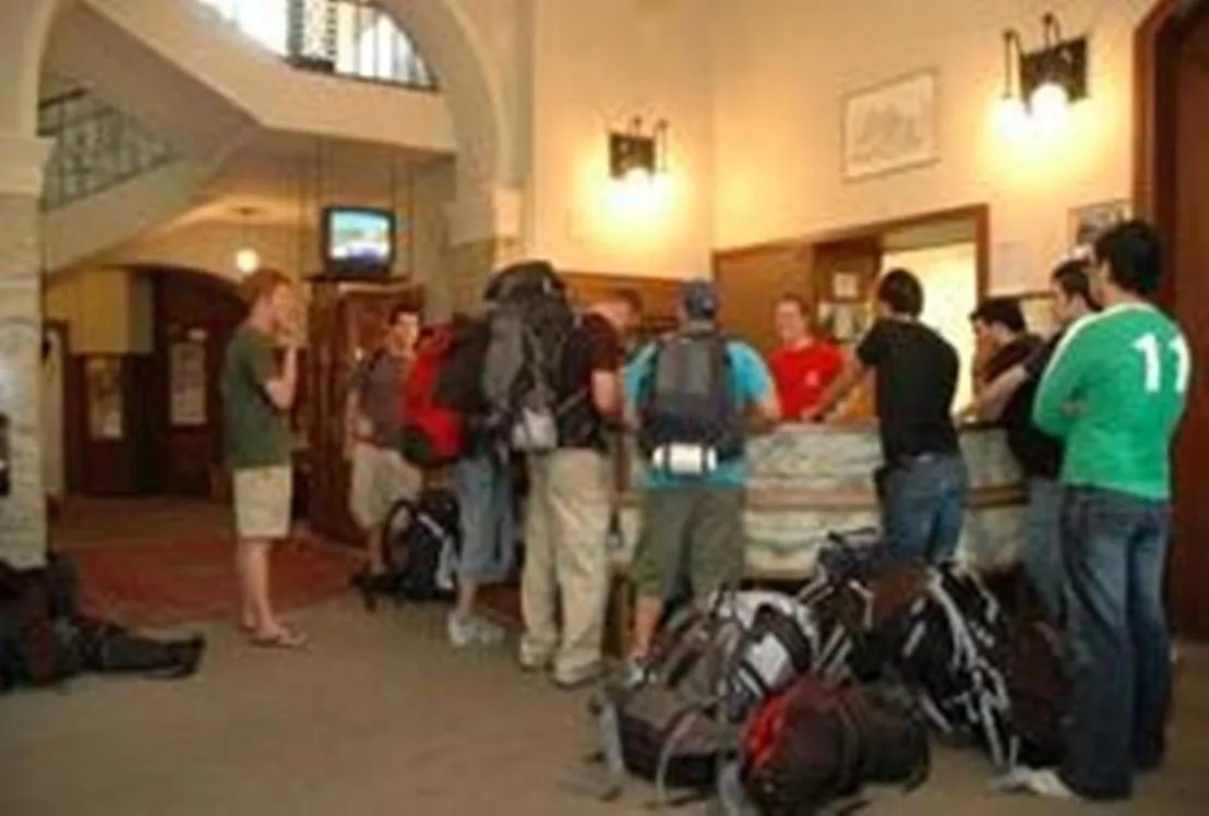 People in Funny Farm Backpackers