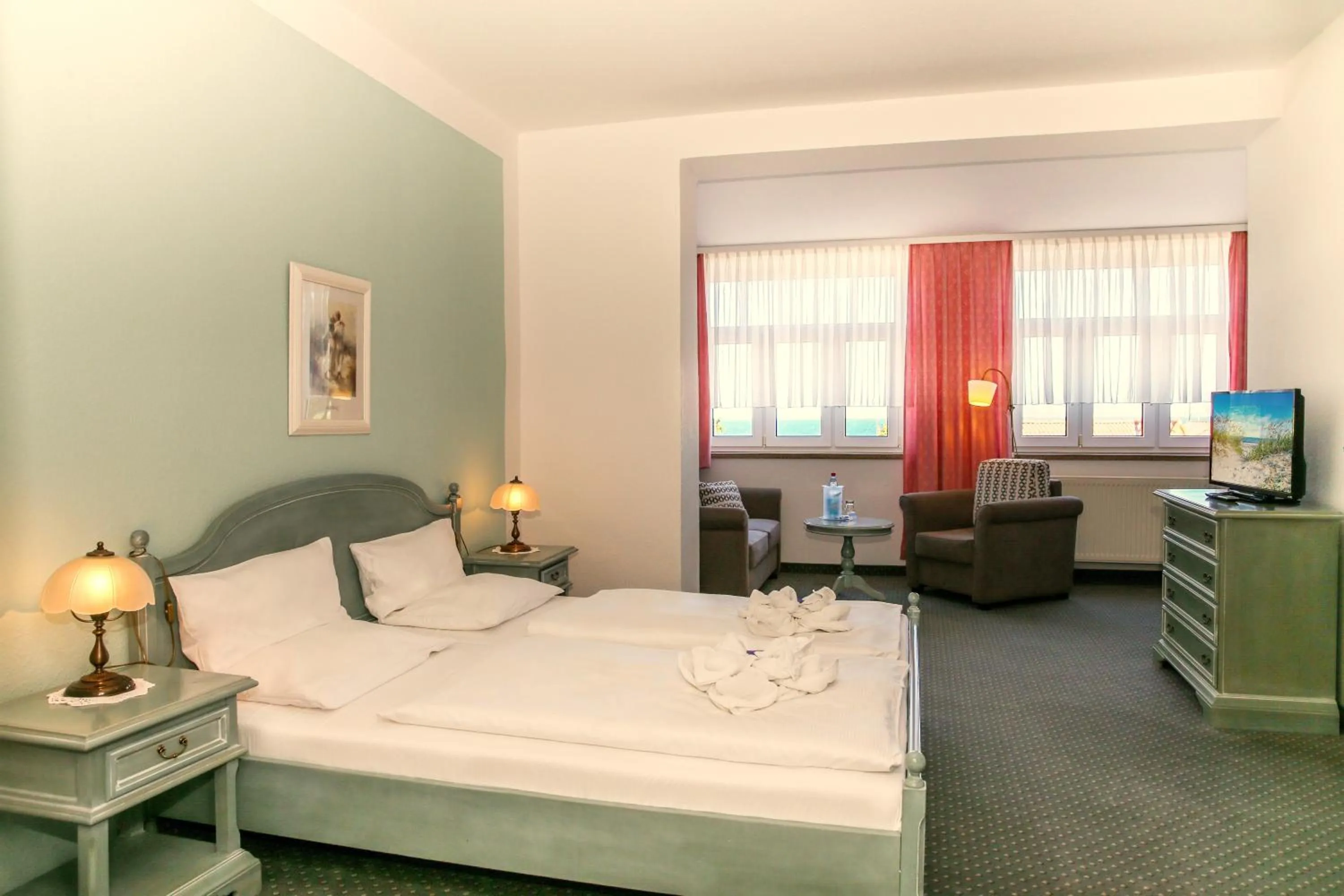 Bed in Hotel Esplanade Garni