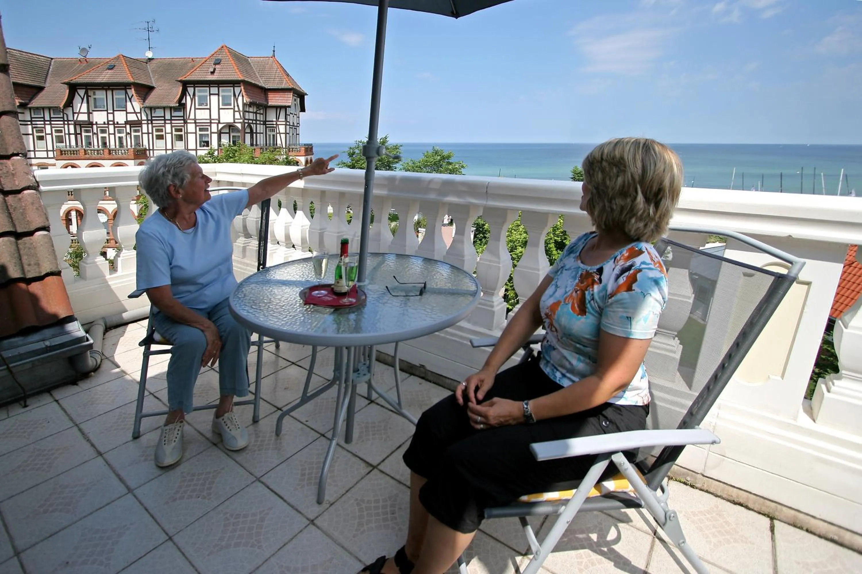 Balcony/Terrace in Hotel Esplanade Garni