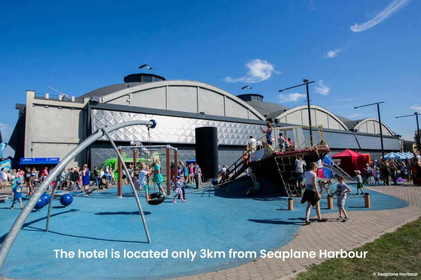 Children play ground in Kreutzwald Hotel Tallinn