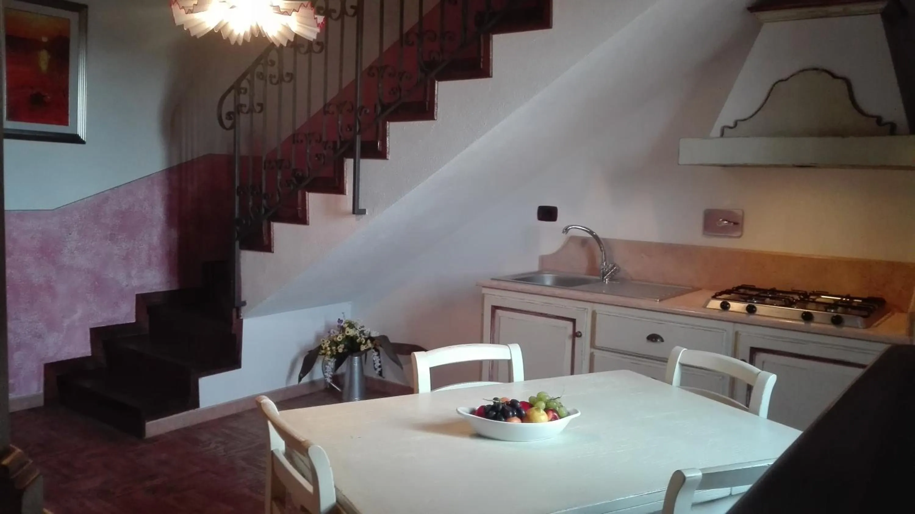 Kitchen or kitchenette in Terre Del Cantico Country House