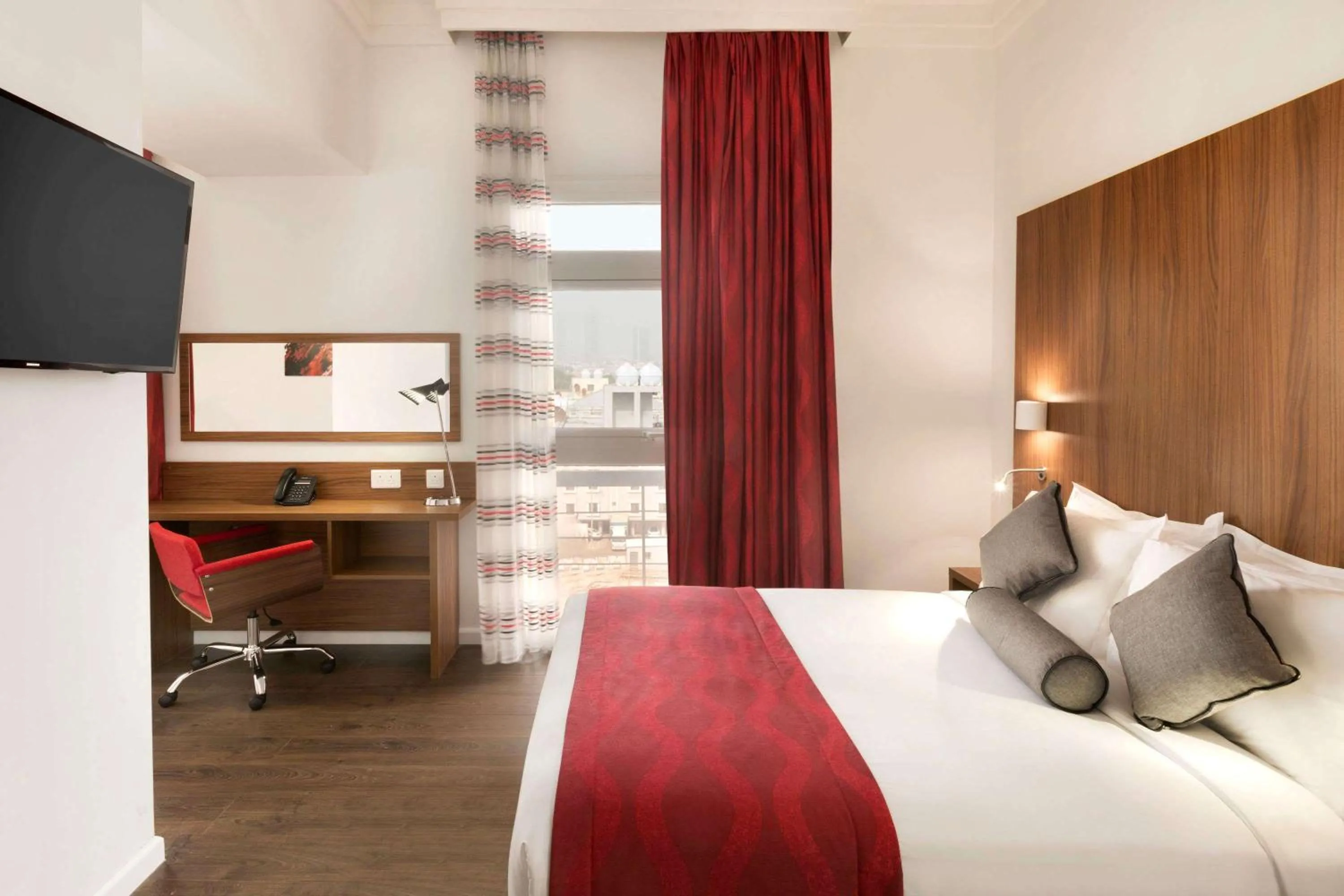 Photo of the whole room, Bed in Ramada Encore Al Khobar Olaya