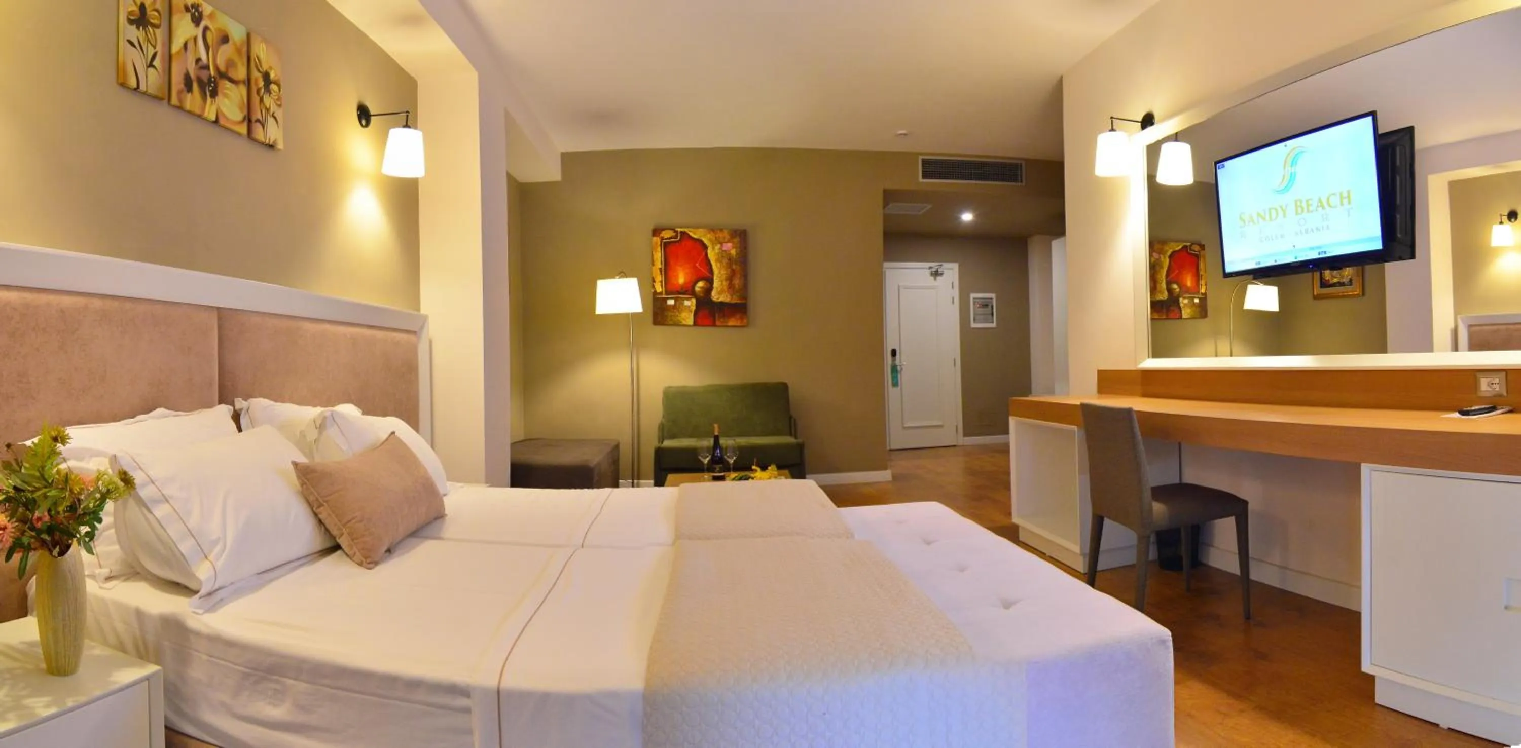 Bed in Sandy Beach Resort