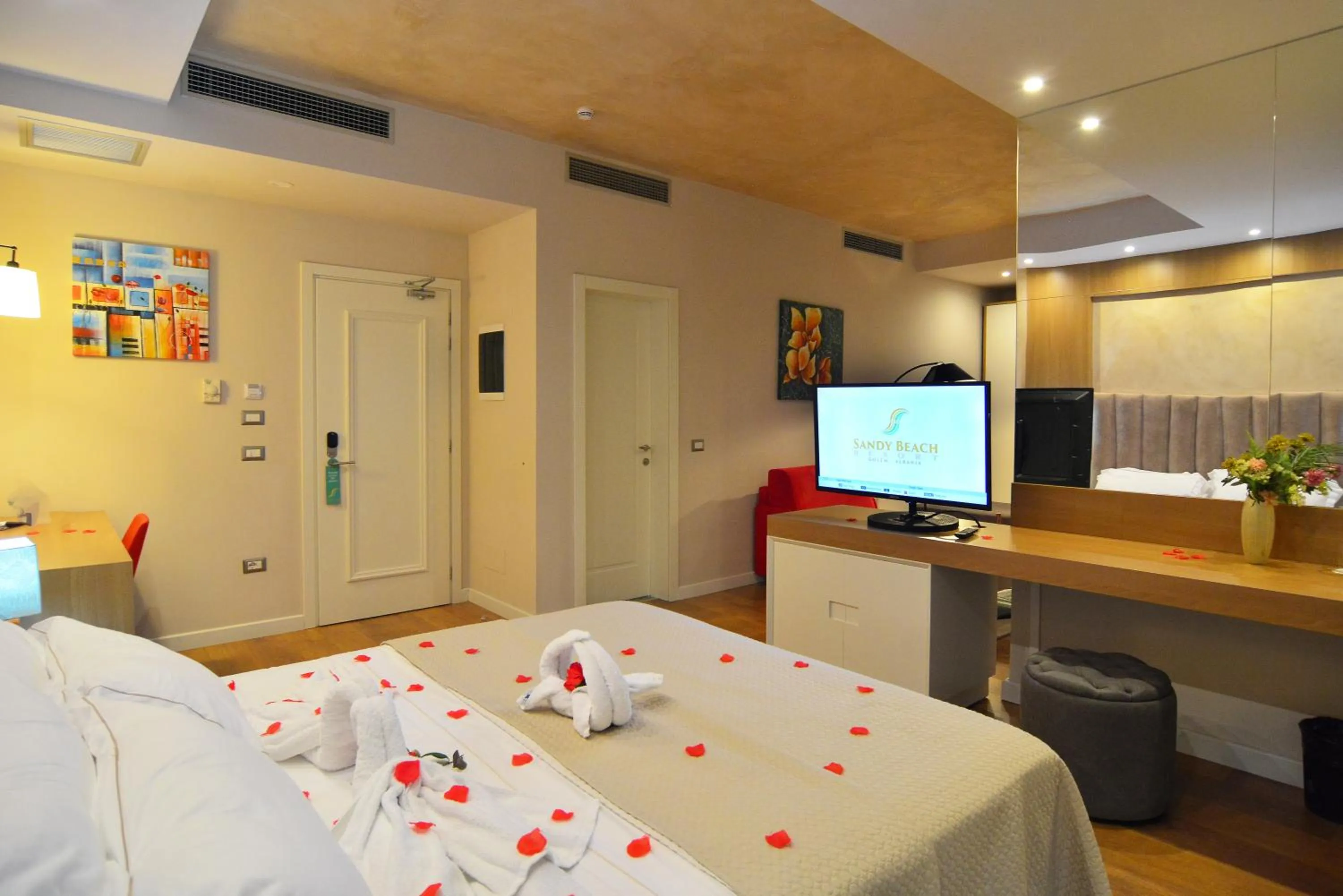 Bed in Sandy Beach Resort