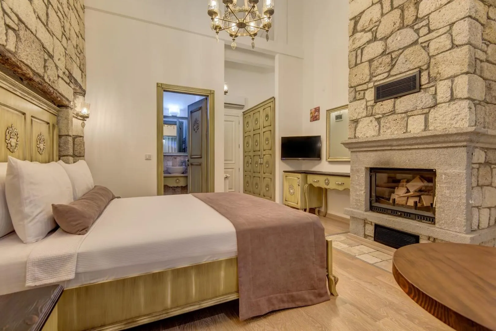 Bed in Bel Canto Alaçatı Hotel