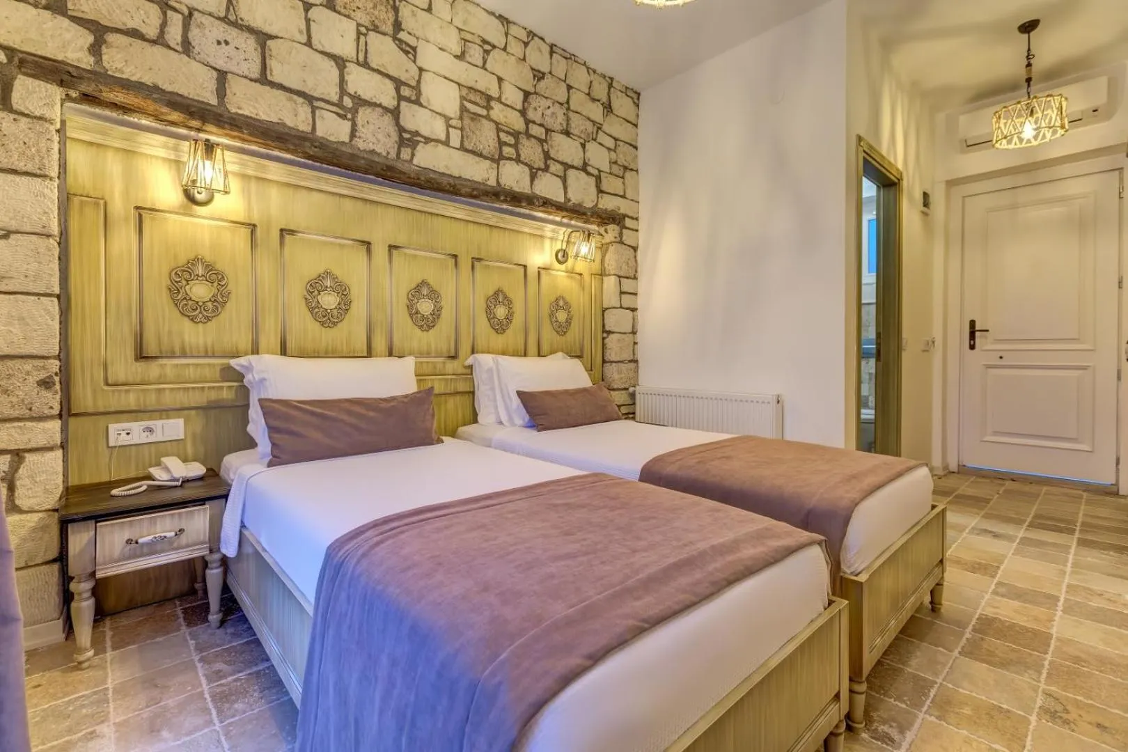 Bed in Bel Canto Alaçatı Hotel