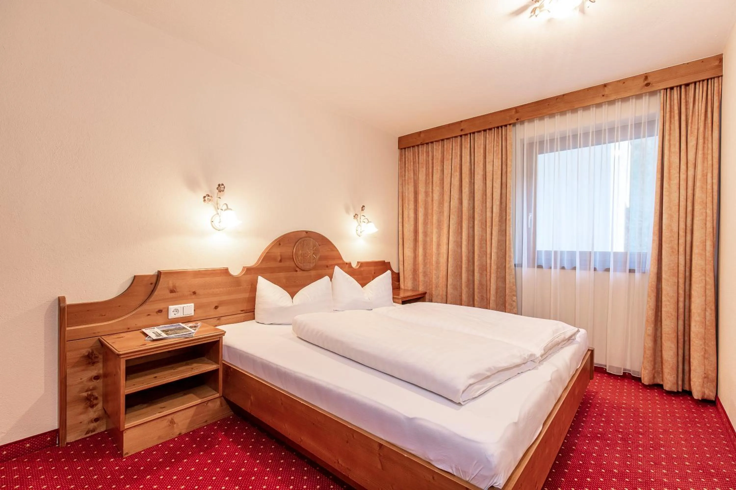 Bedroom, Bed in Panorama Appartements