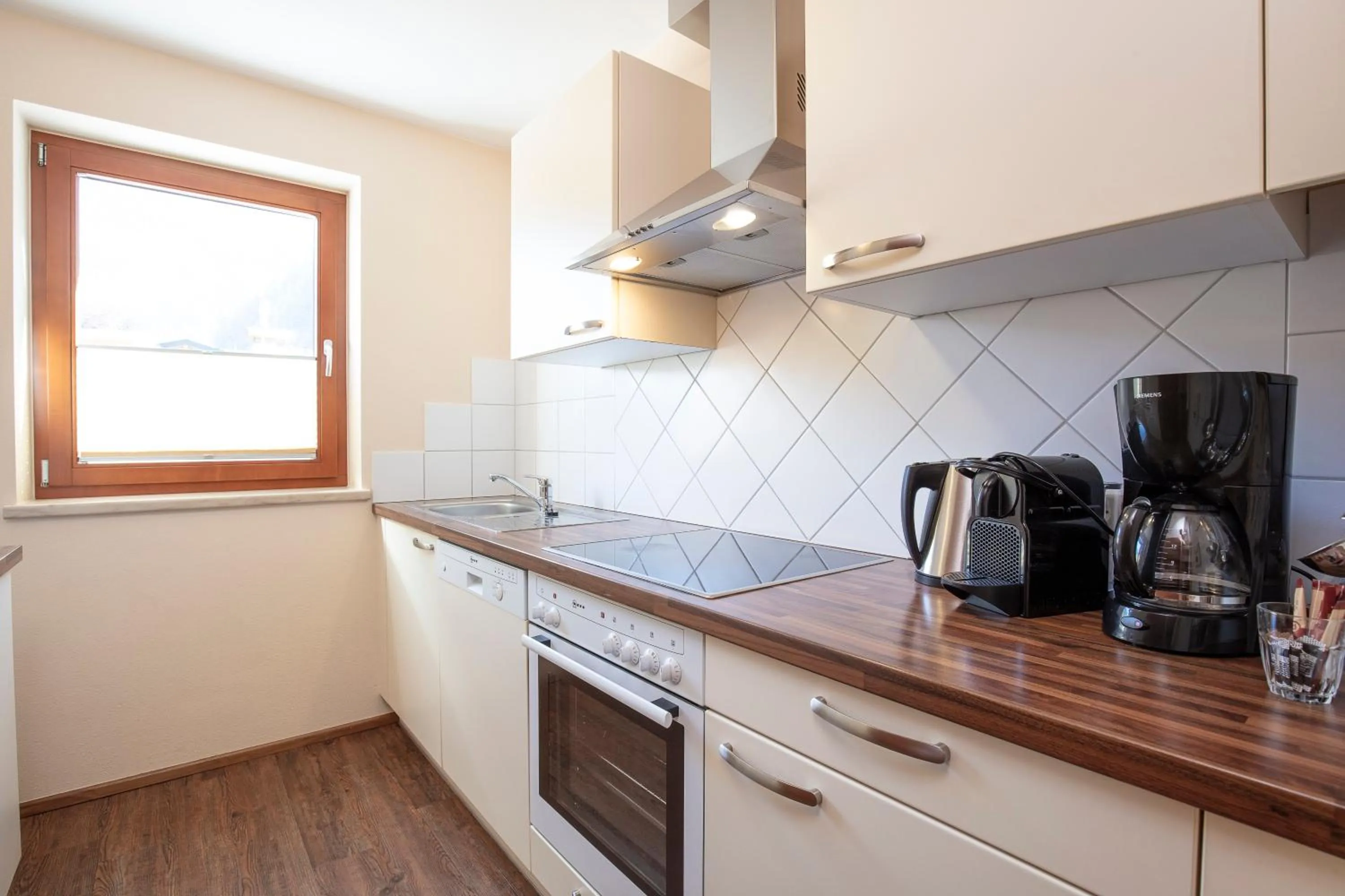 Kitchen or kitchenette in Panorama Appartements