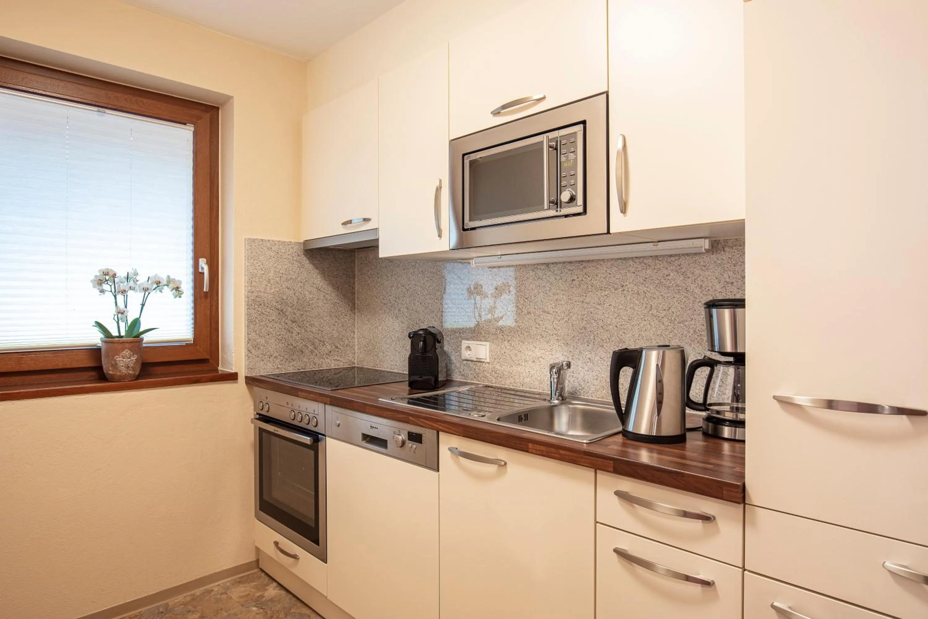 Kitchen or kitchenette in Panorama Appartements