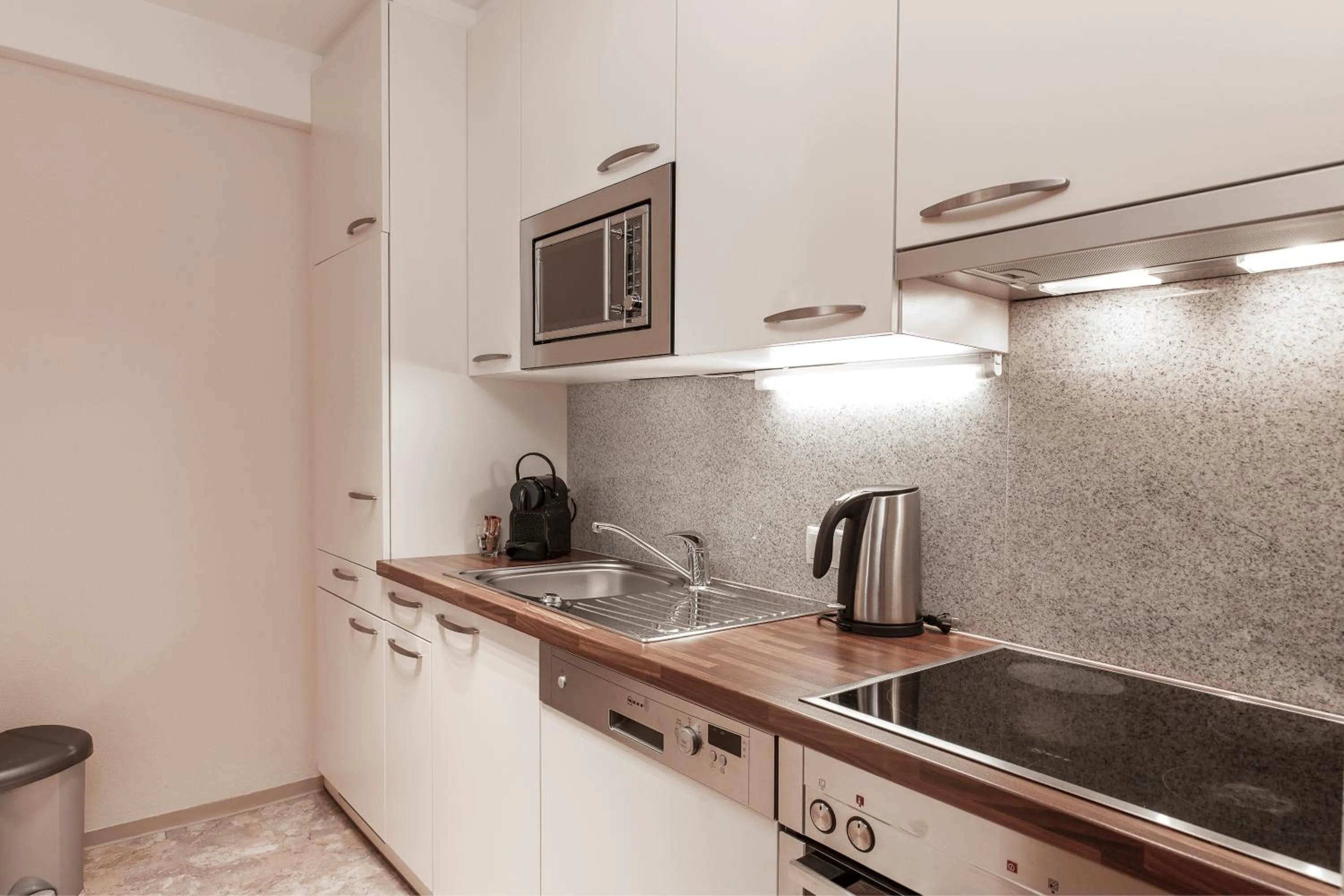 Kitchen or kitchenette in Panorama Appartements