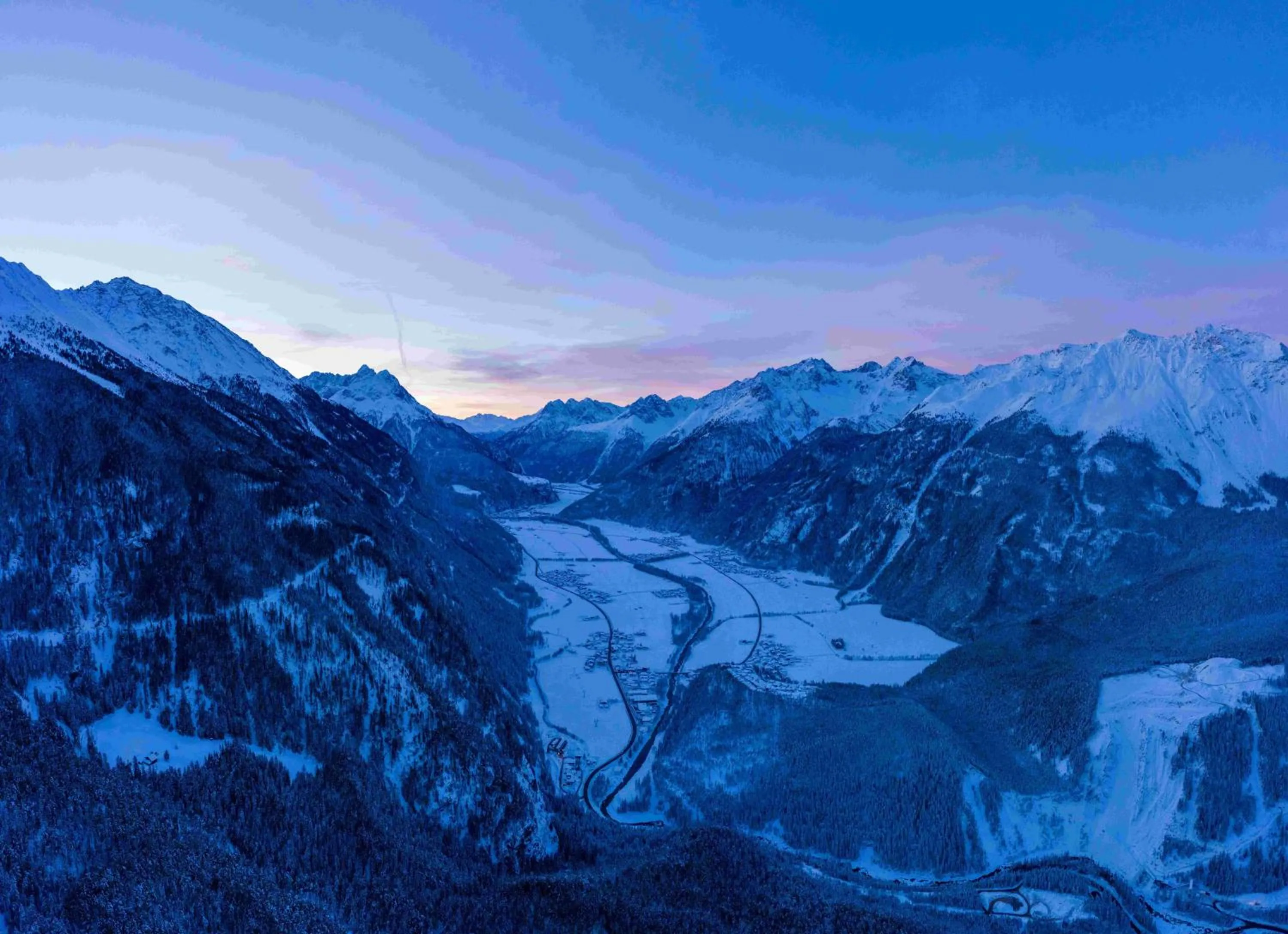 Bird's eye view in Panorama Appartements