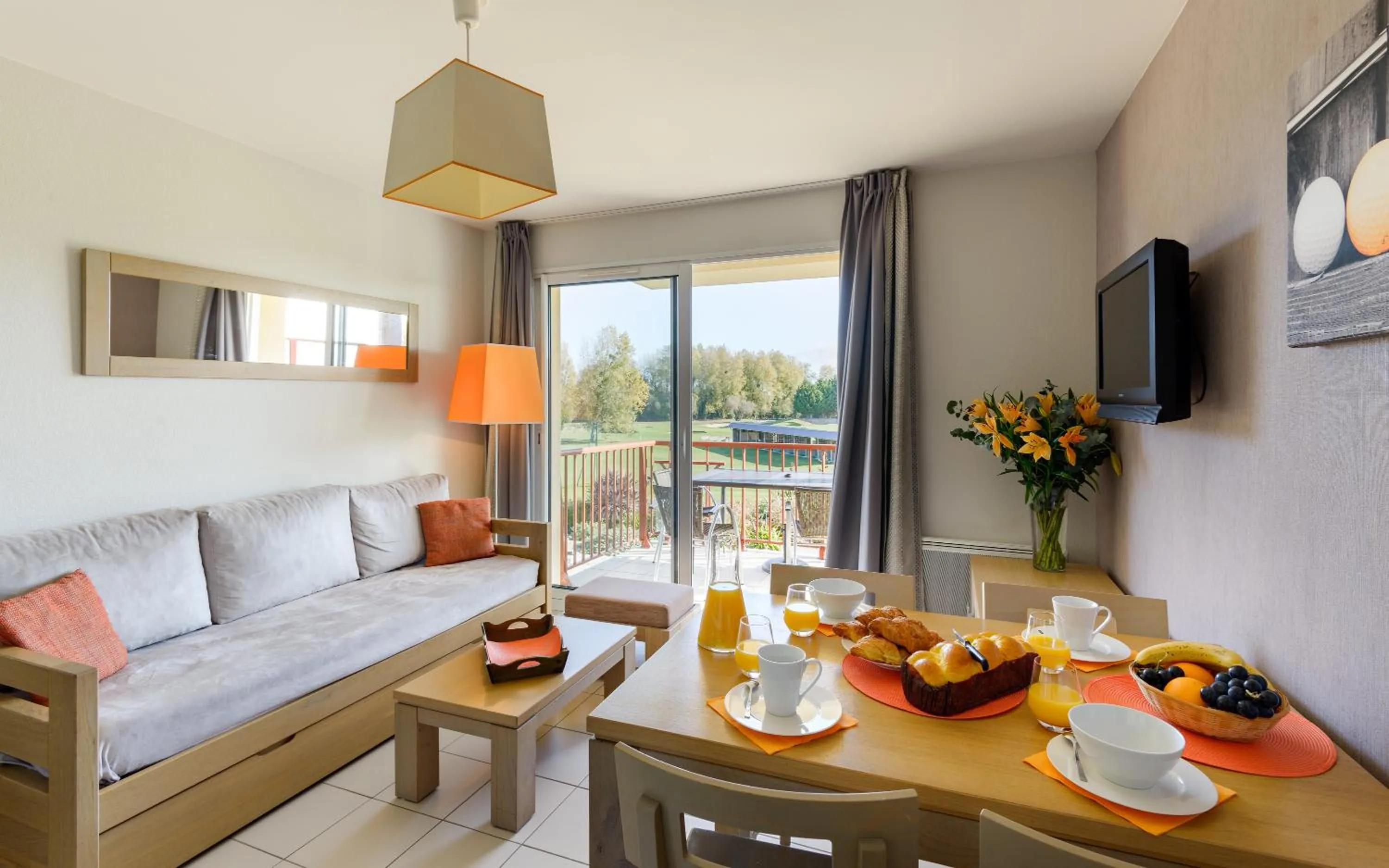 Seating area in Lagrange Vacances Cap Green