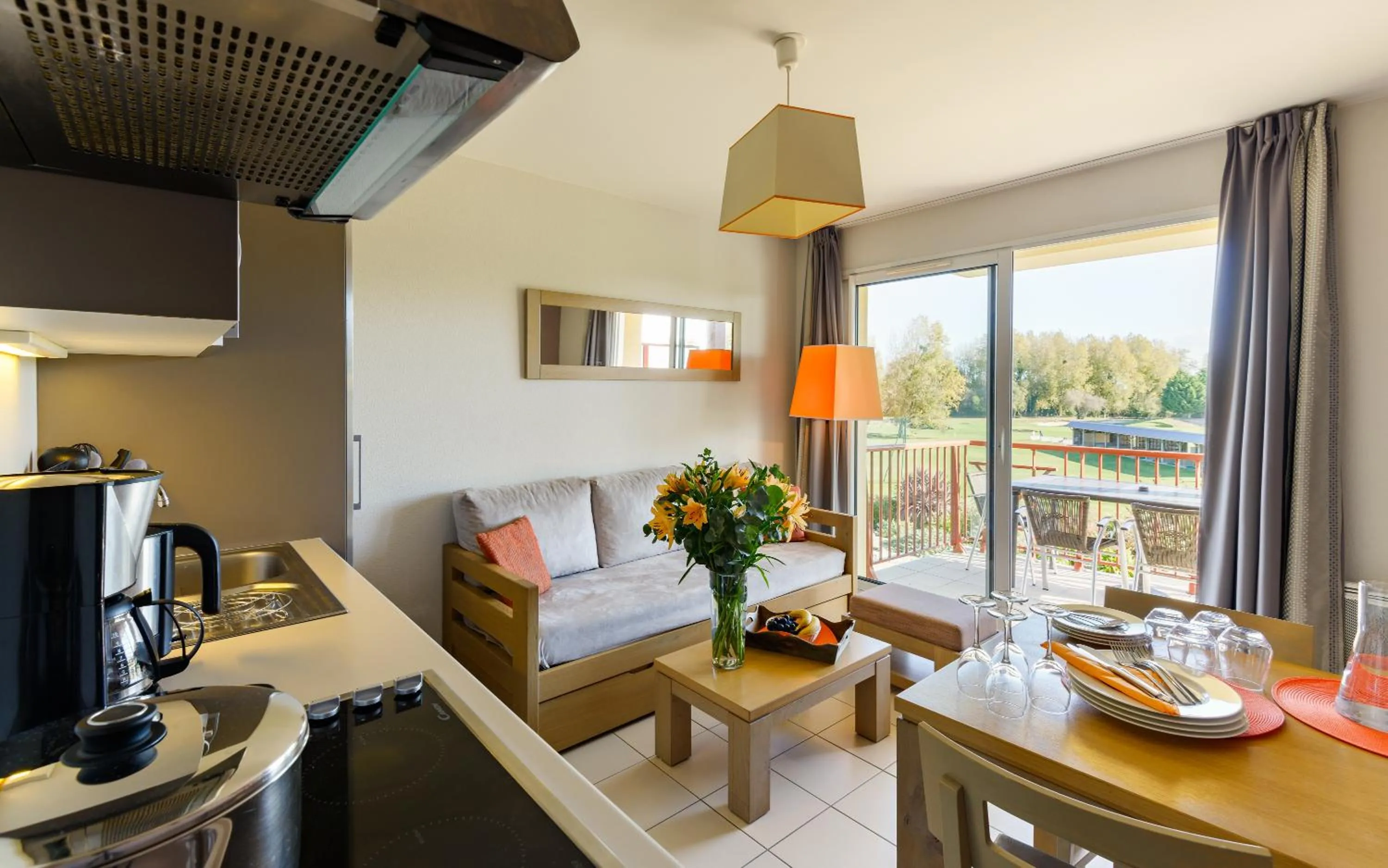 Kitchen or kitchenette in Lagrange Vacances Cap Green