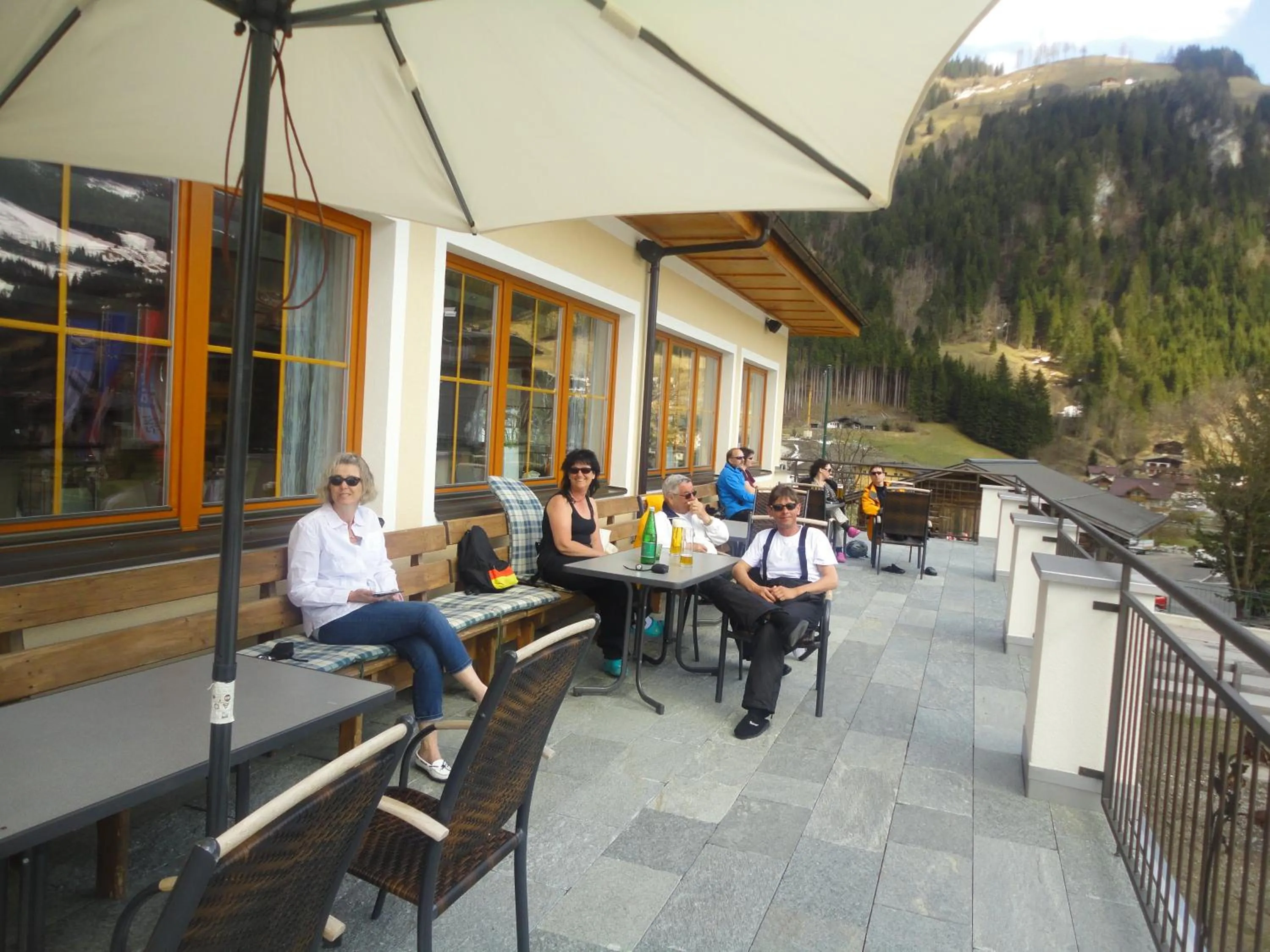 Balcony/Terrace in Hotel Roslehen
