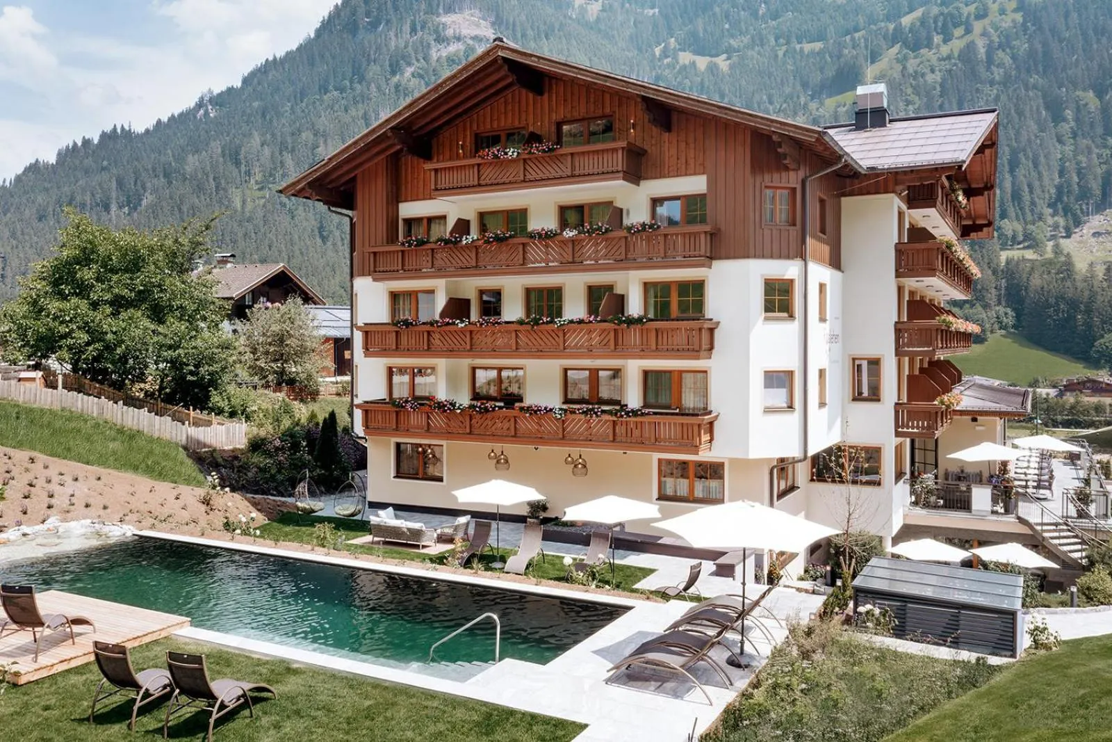 Spa and wellness centre/facilities in Hotel Roslehen