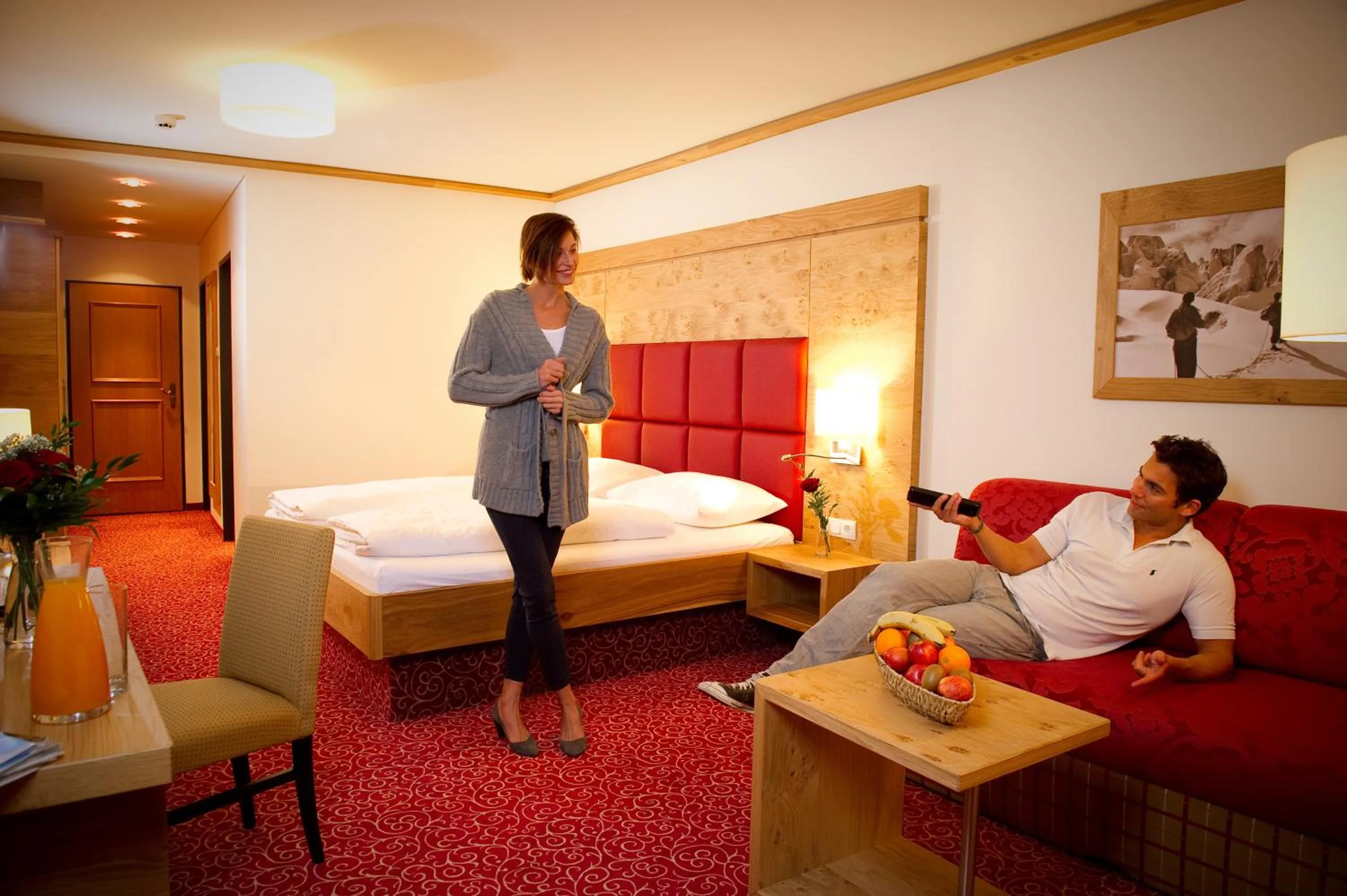 Bedroom, Bed in Hotel Roslehen