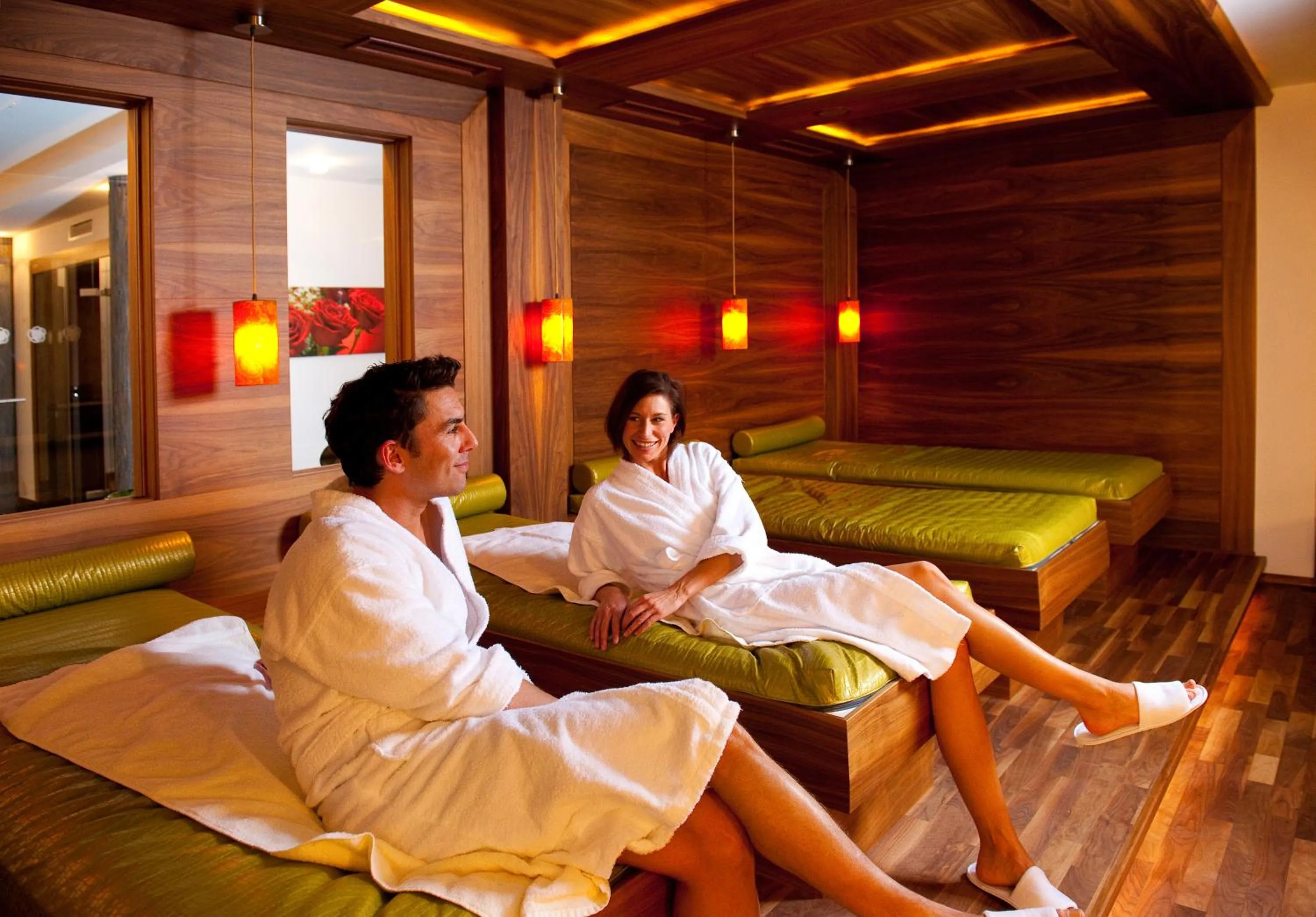 Spa and wellness centre/facilities in Hotel Roslehen