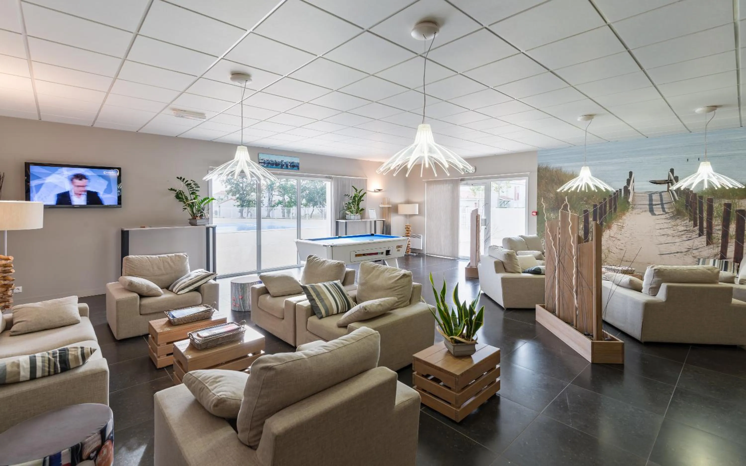 Lobby or reception in Lagrange Vacances Le Village de la Mer