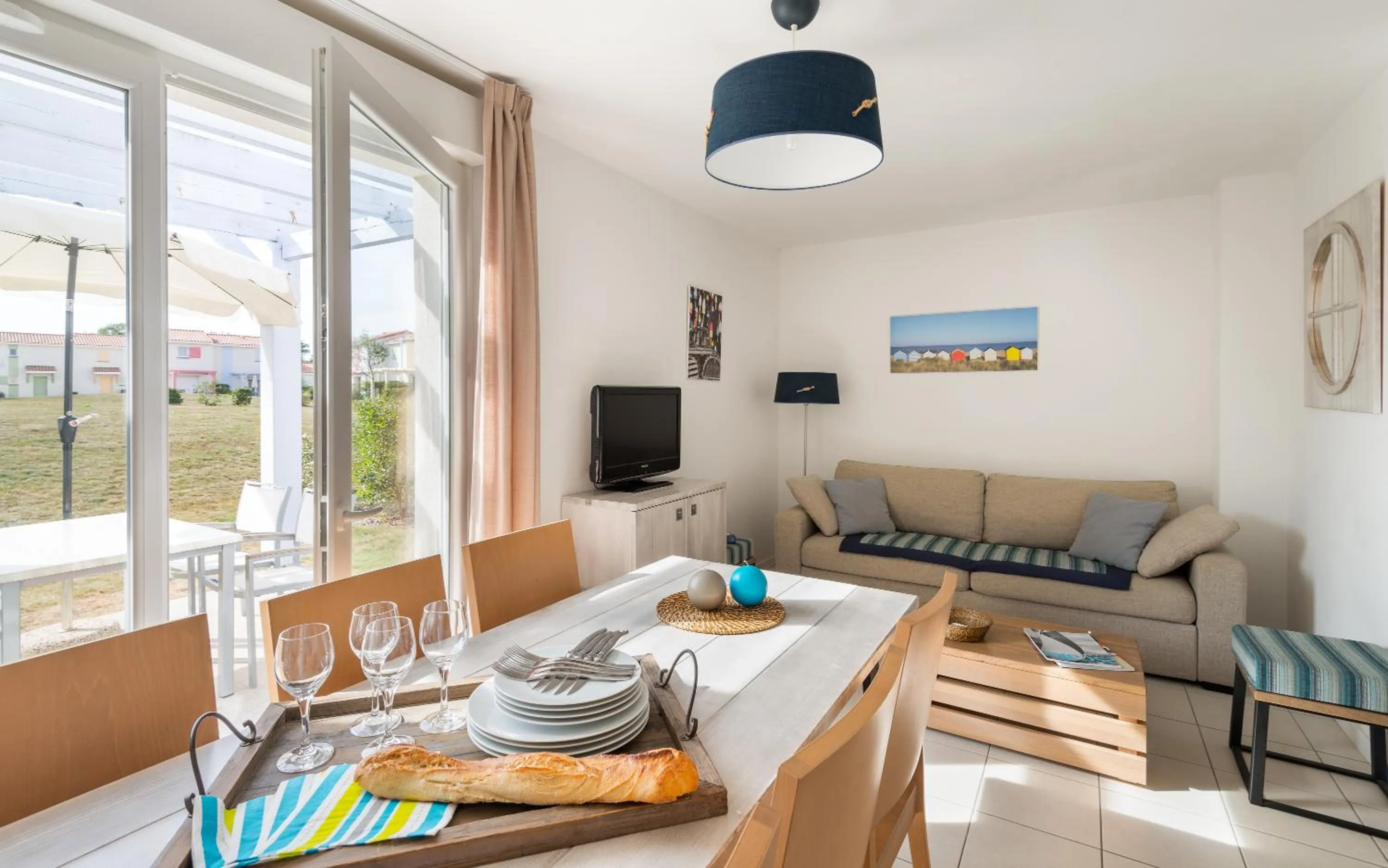 Living room in Lagrange Vacances Le Village de la Mer