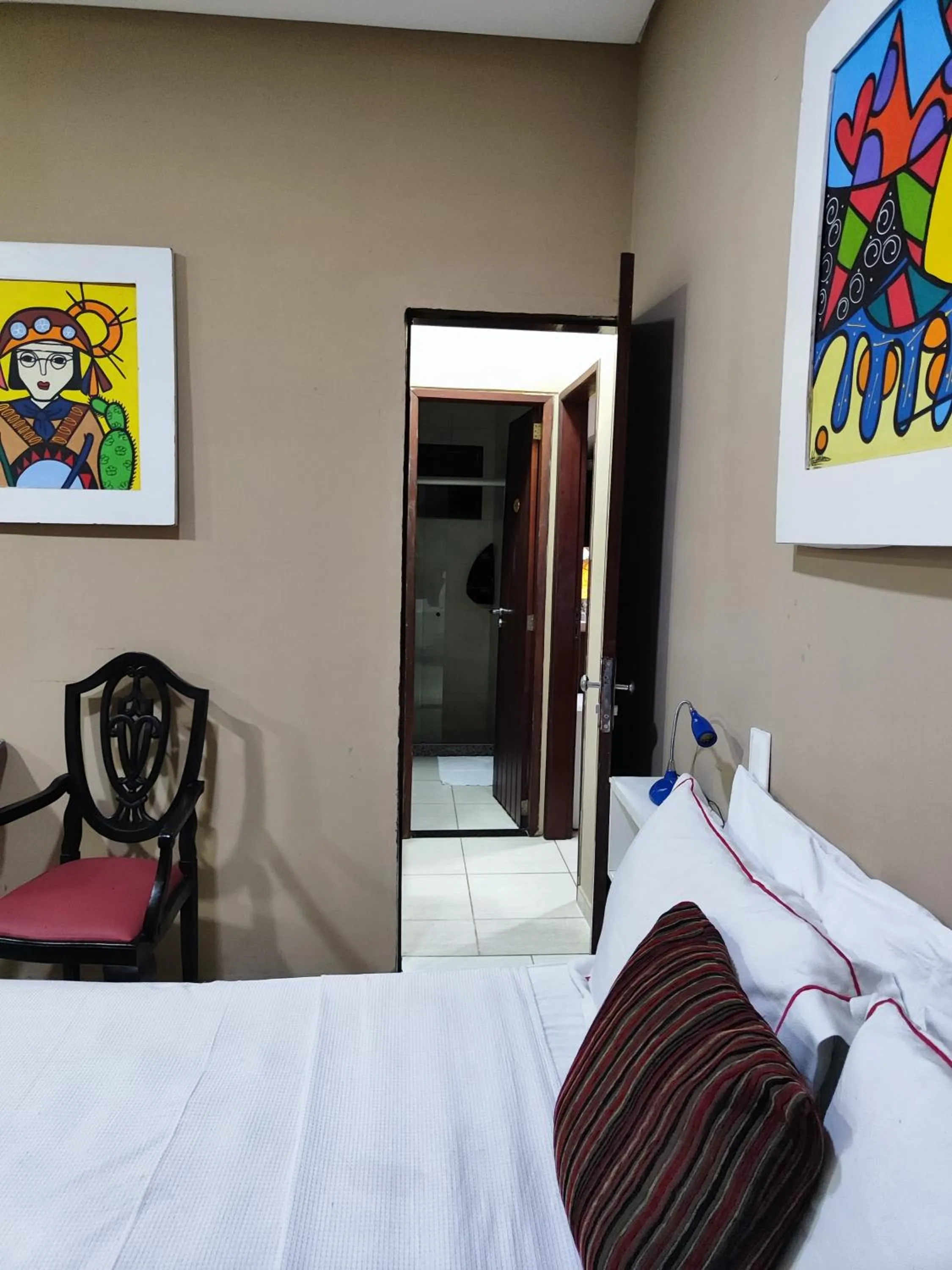 Bed in Suítes Bouganville