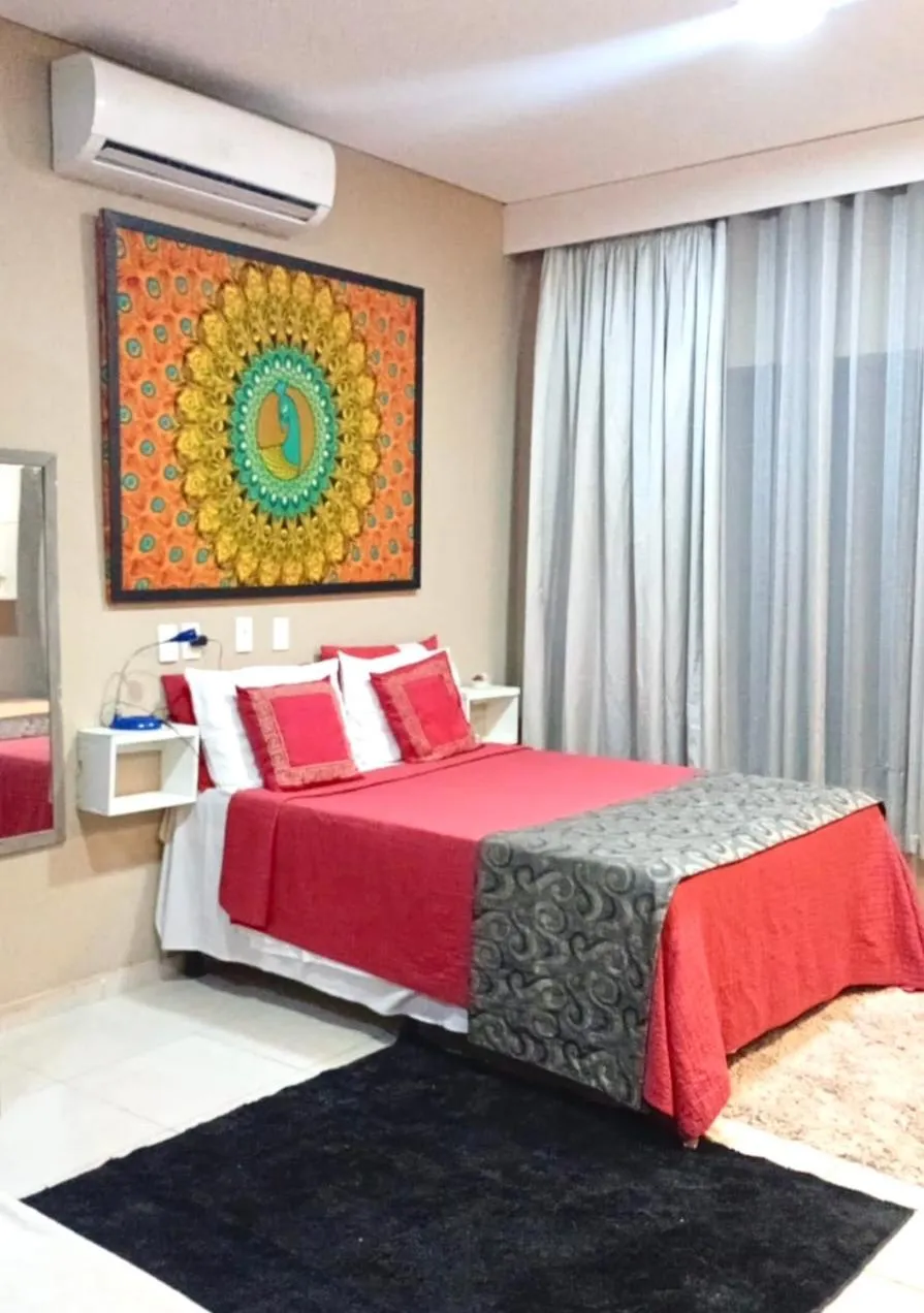 Bed in Suítes Bouganville