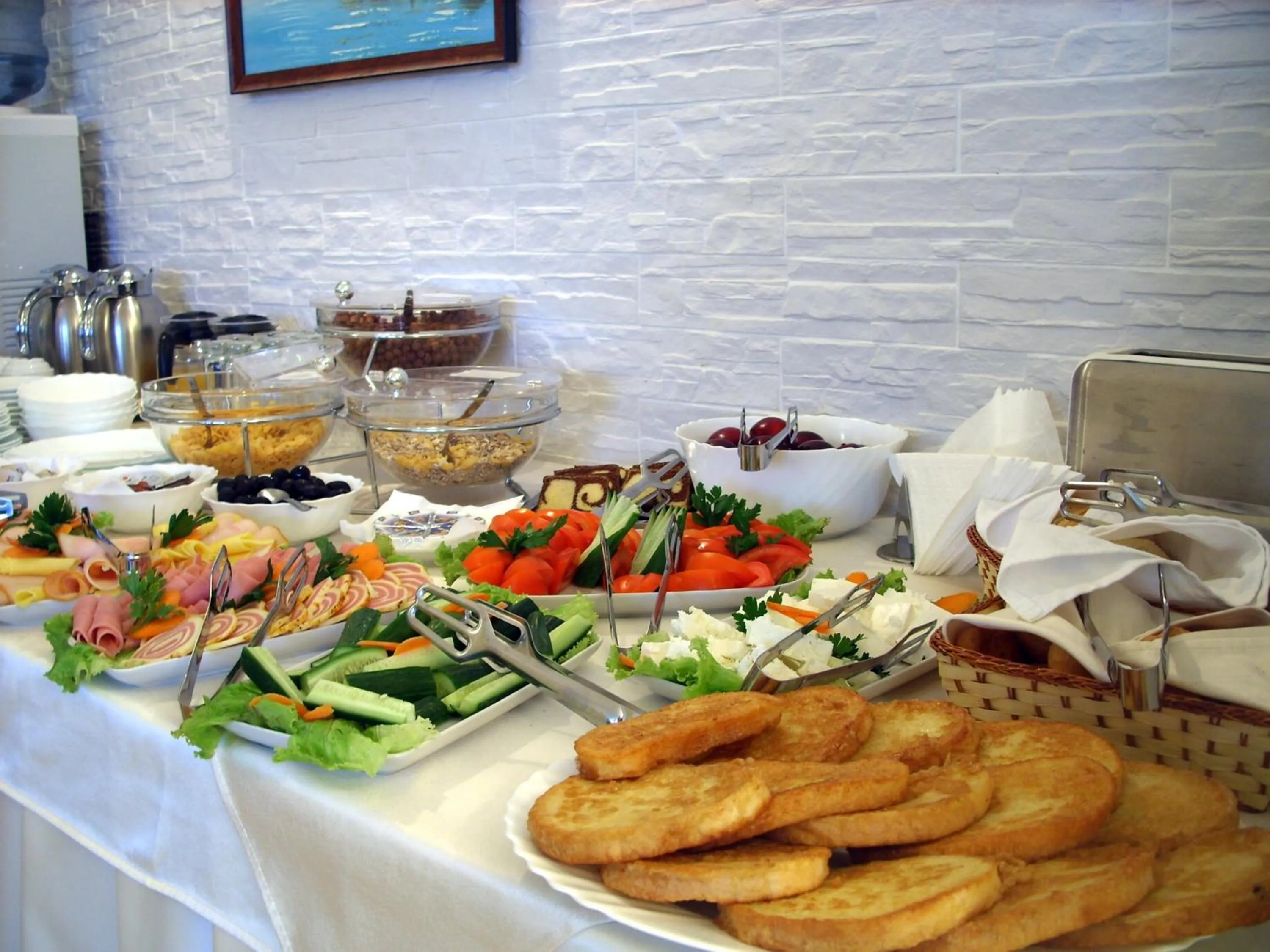 Buffet breakfast in Fjord B&B