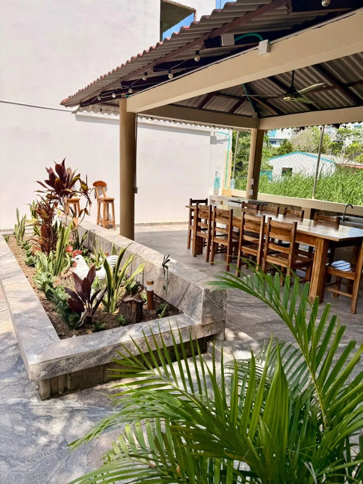 Patio in Cabanas Villa Antonella Covenas