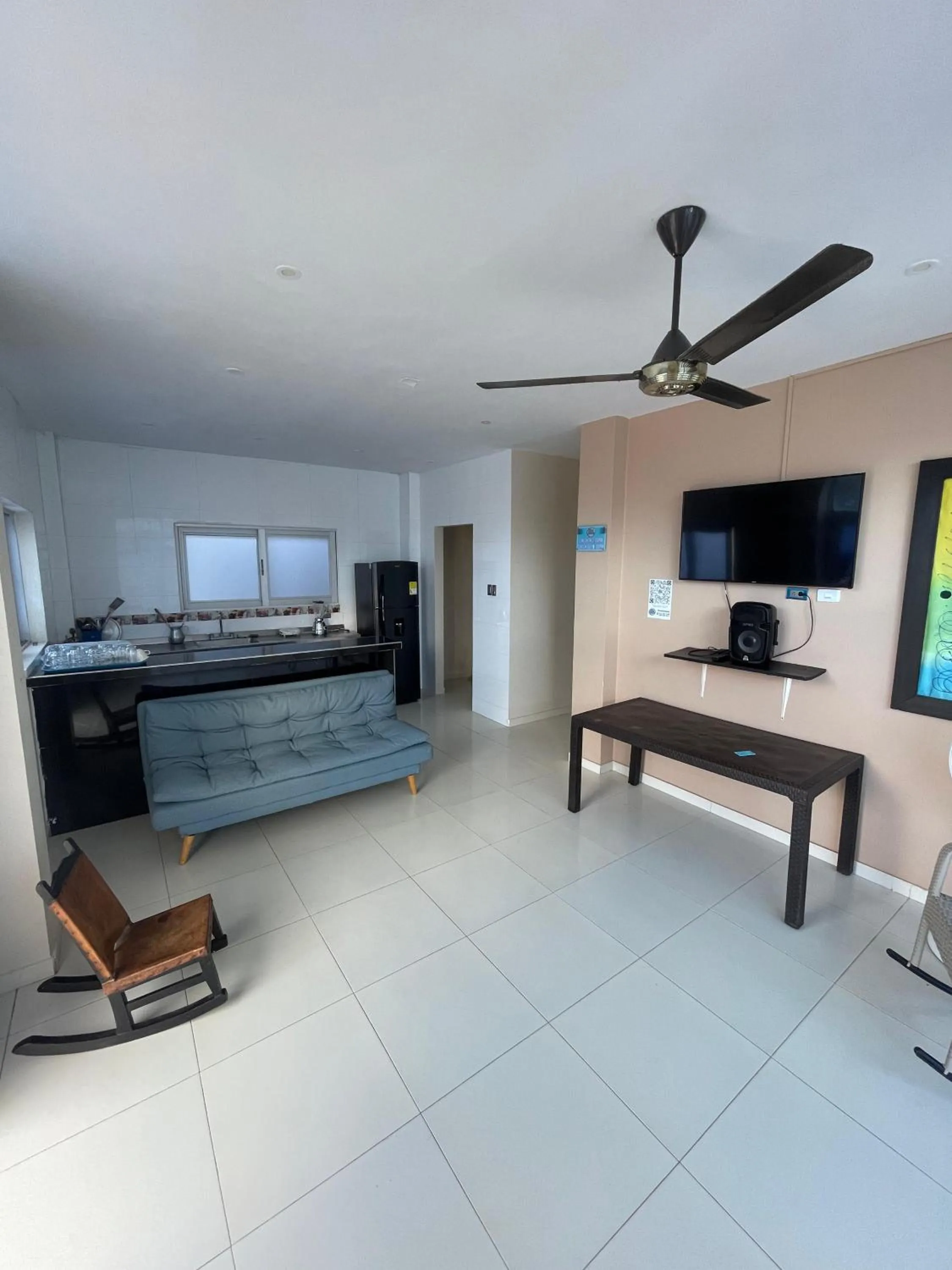 Communal lounge/ TV room in Cabanas Villa Antonella Covenas