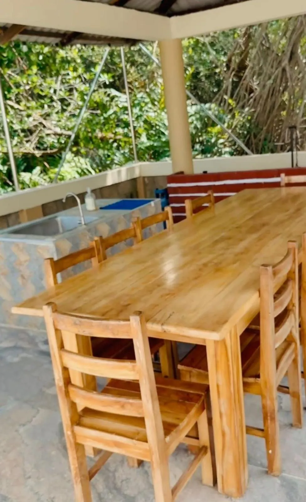 Dining area in Cabanas Villa Antonella Covenas