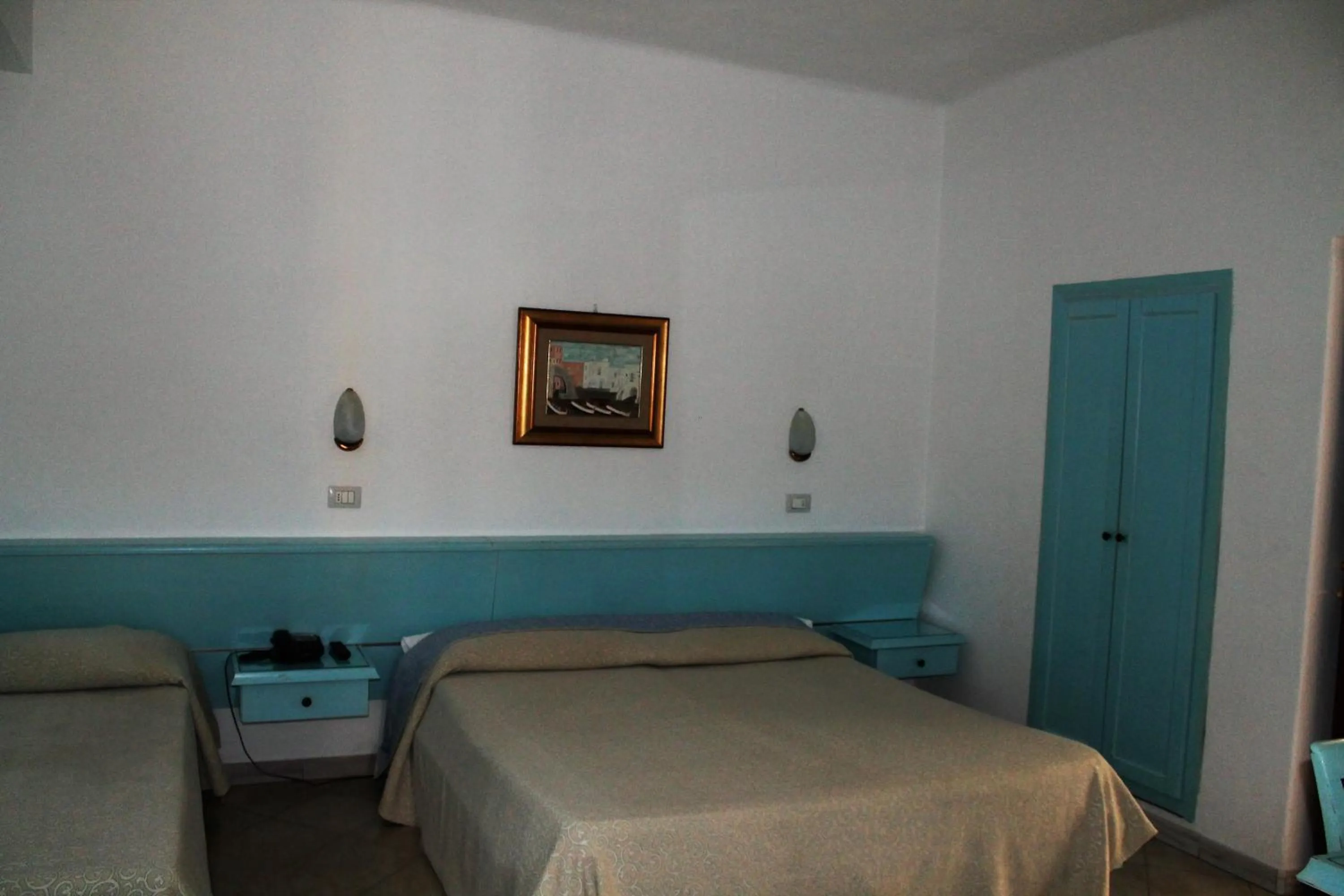 Bed in Hotel Eugenio