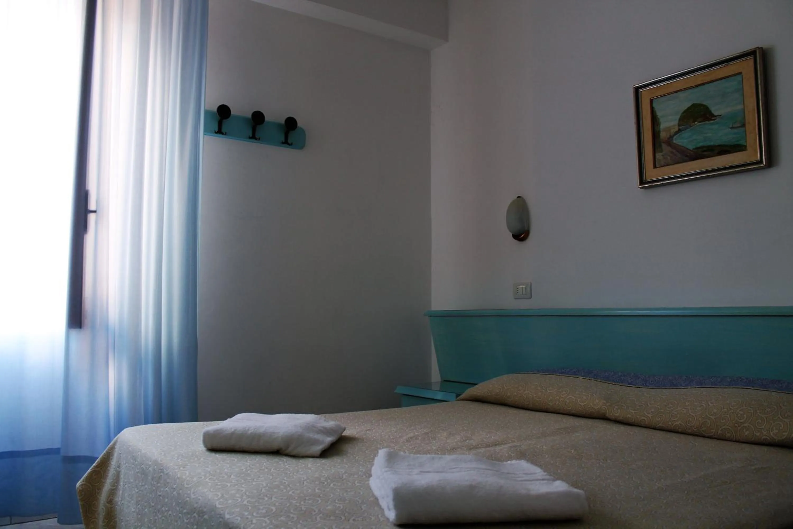 Bed in Hotel Eugenio