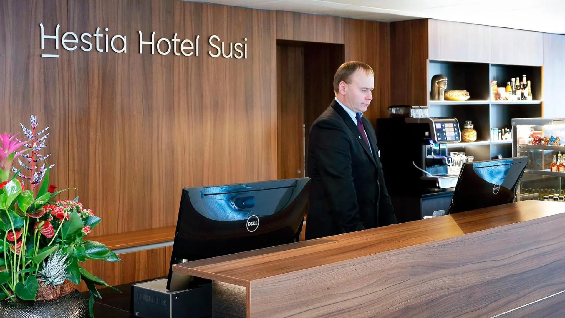 Lobby or reception in Hestia Hotel Susi