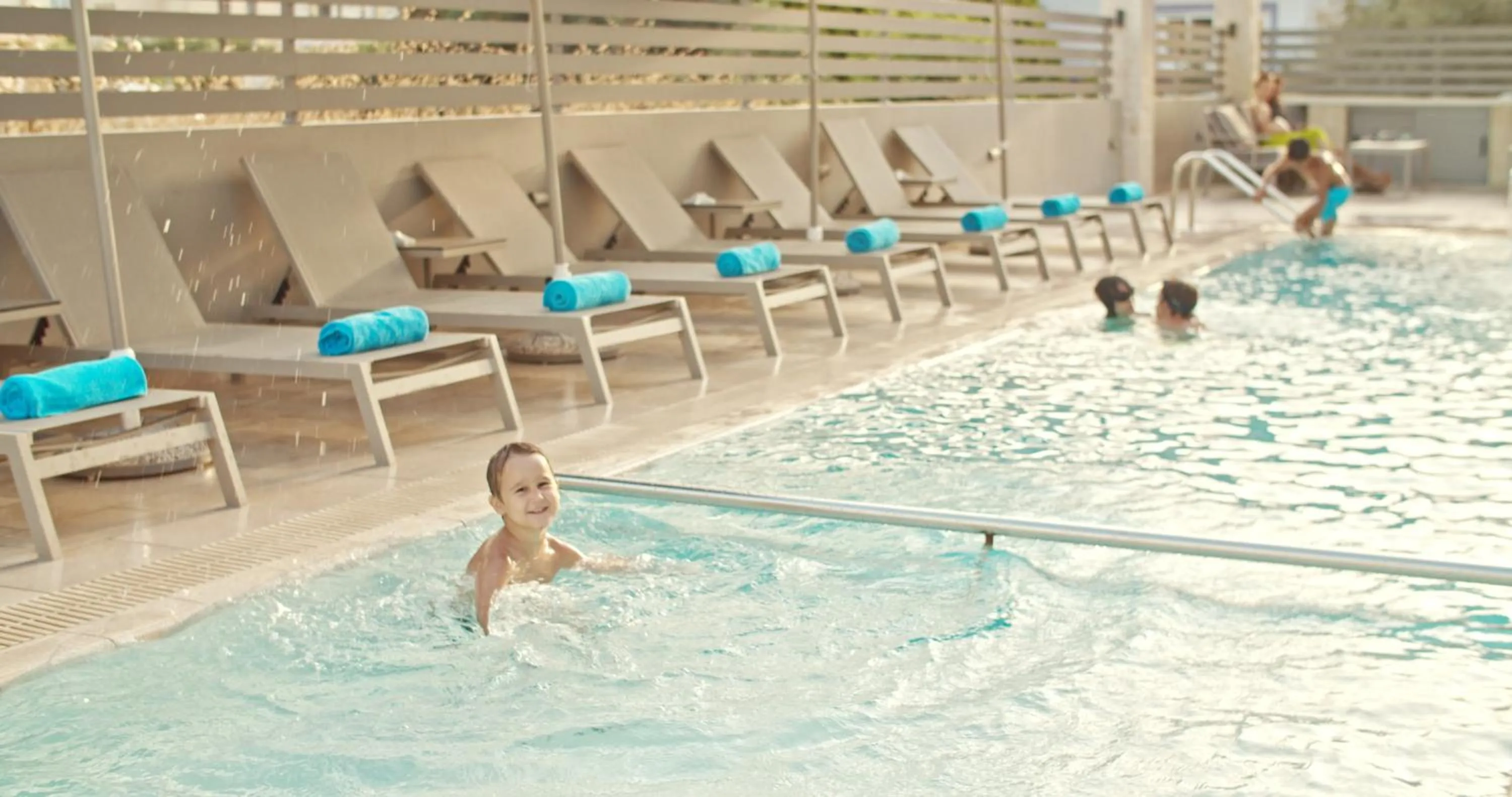Swimming pool in Waterlily Hotel Apartments
