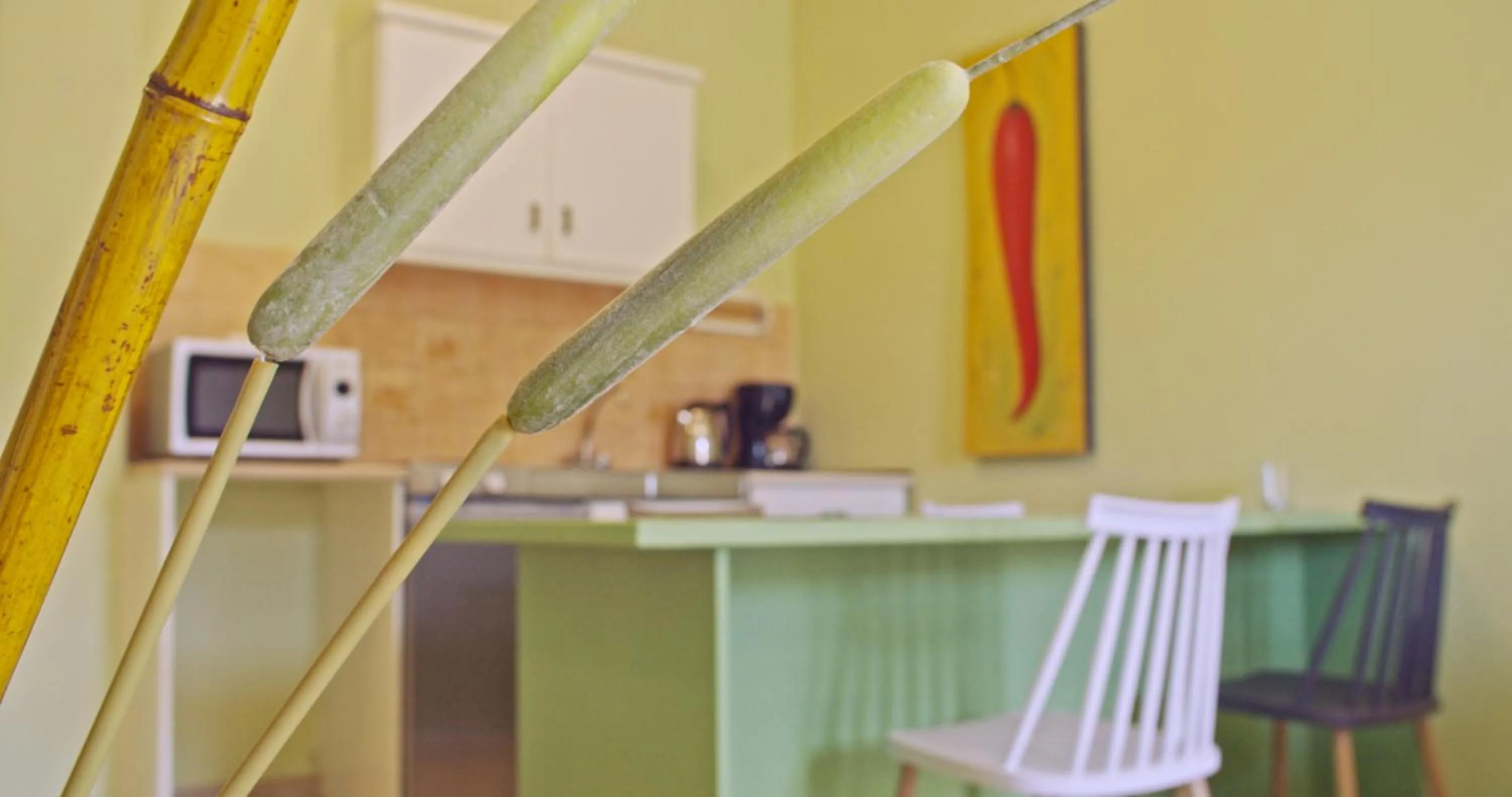 Kitchen or kitchenette in Waterlily Hotel Apartments