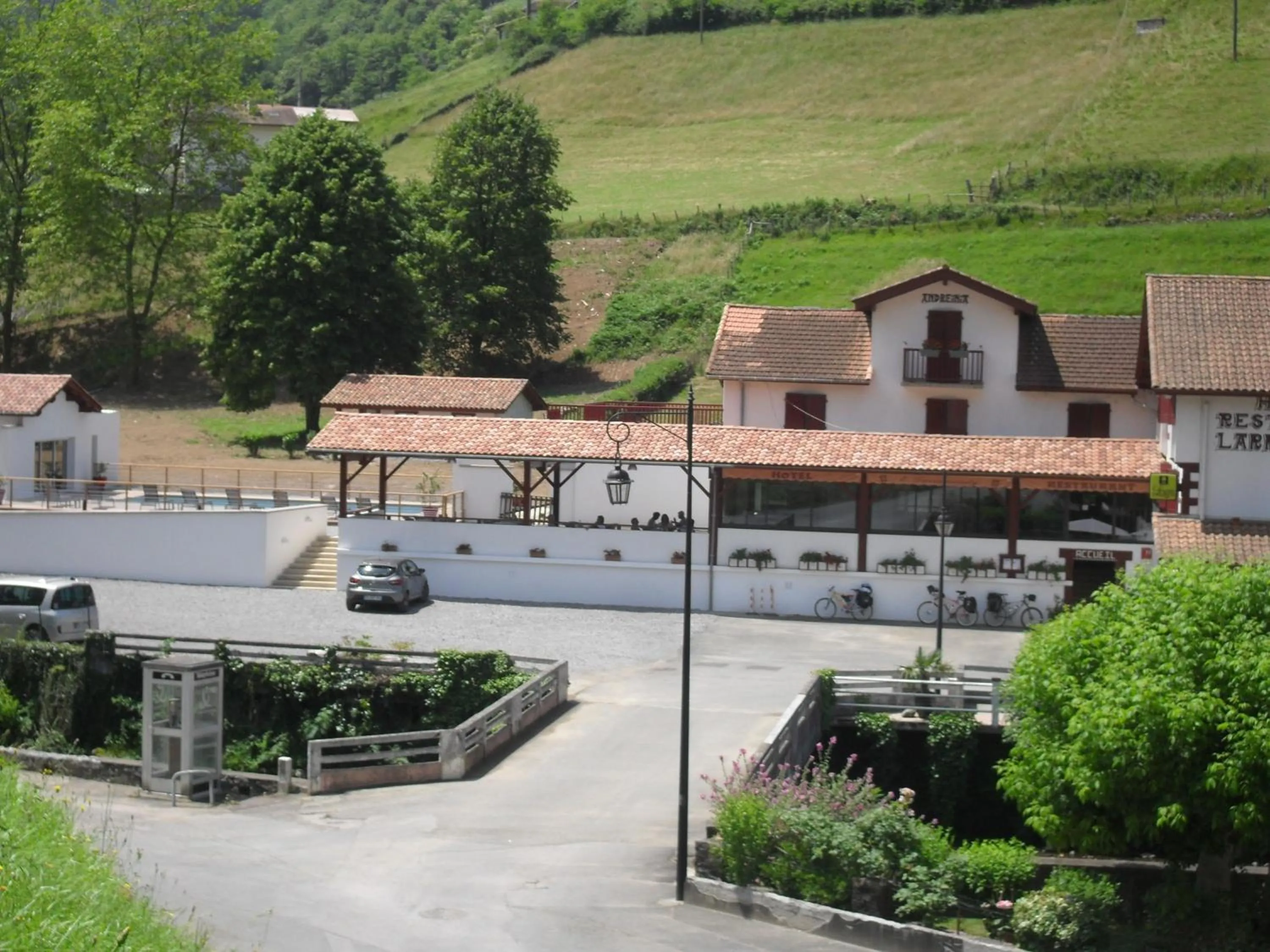 Property building in Logis Hôtel Andreinia & Cabanes
