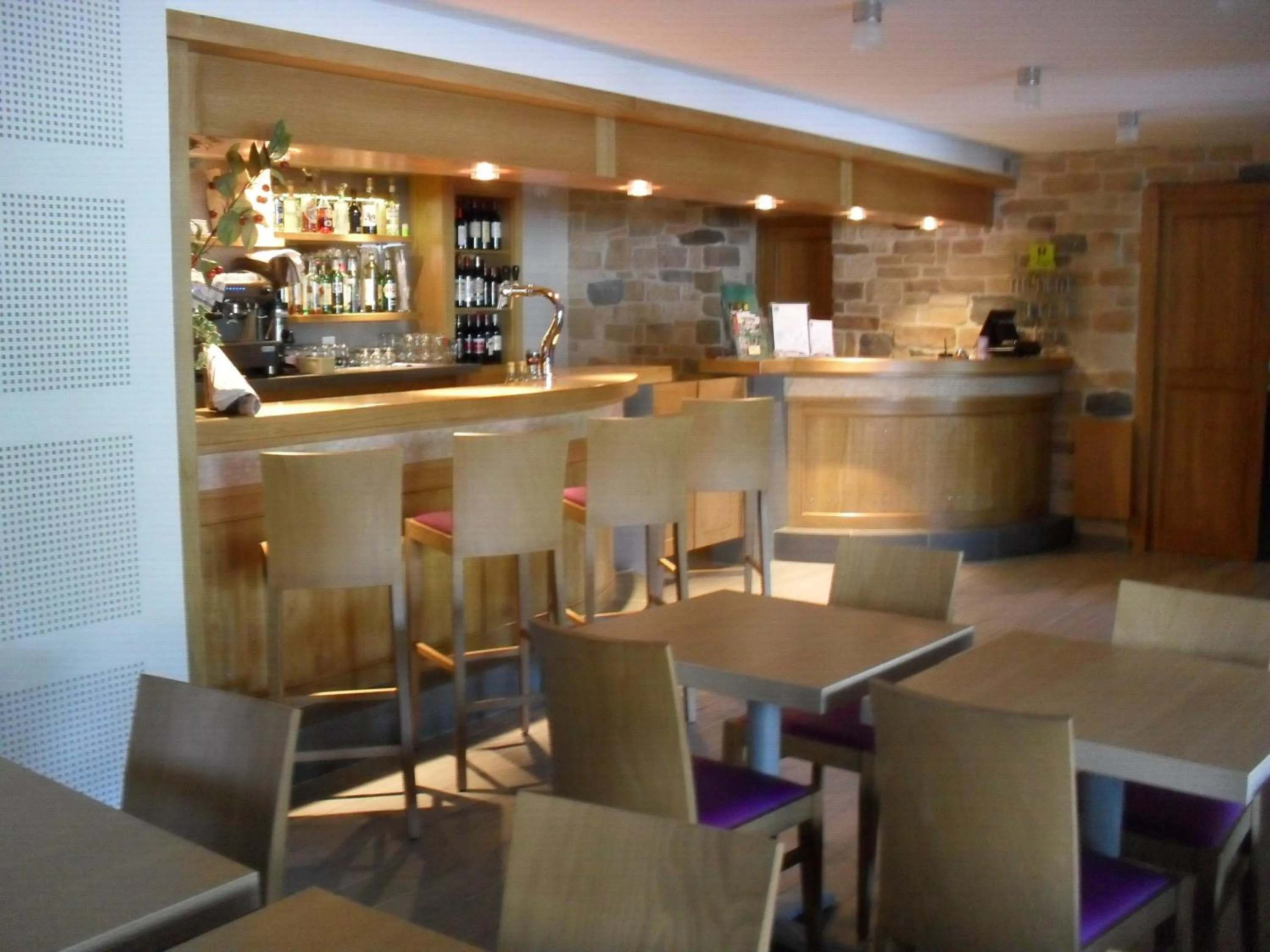 Lounge or bar in Logis Hôtel Andreinia & Cabanes